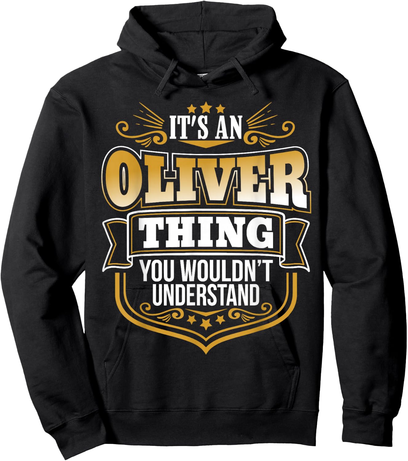 its an Oliver Thing You Wouldnt Understand Oliver Hoodie - Hoodie | Black