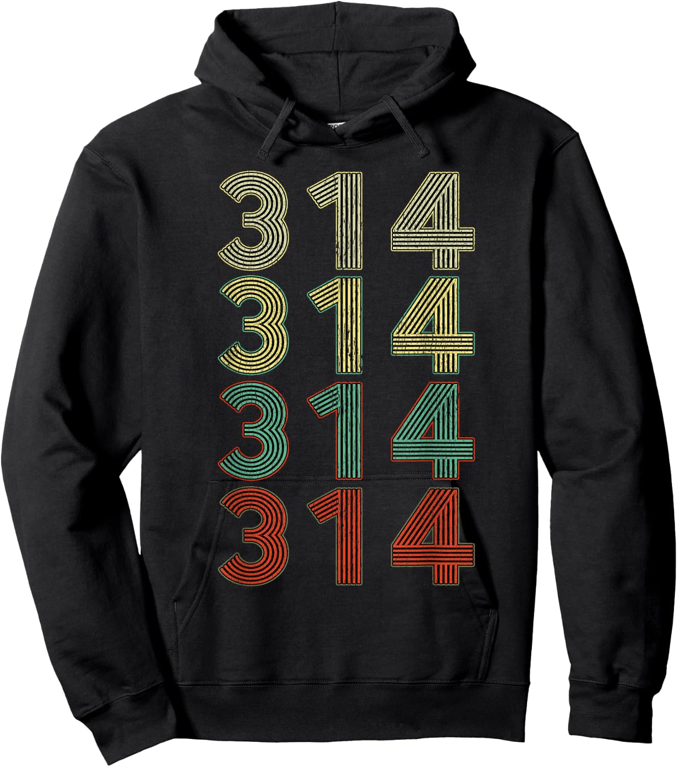 Vintage St Louis Retro 80's 314 Area Code Missouri t Hoodie - Hoodie | Black
