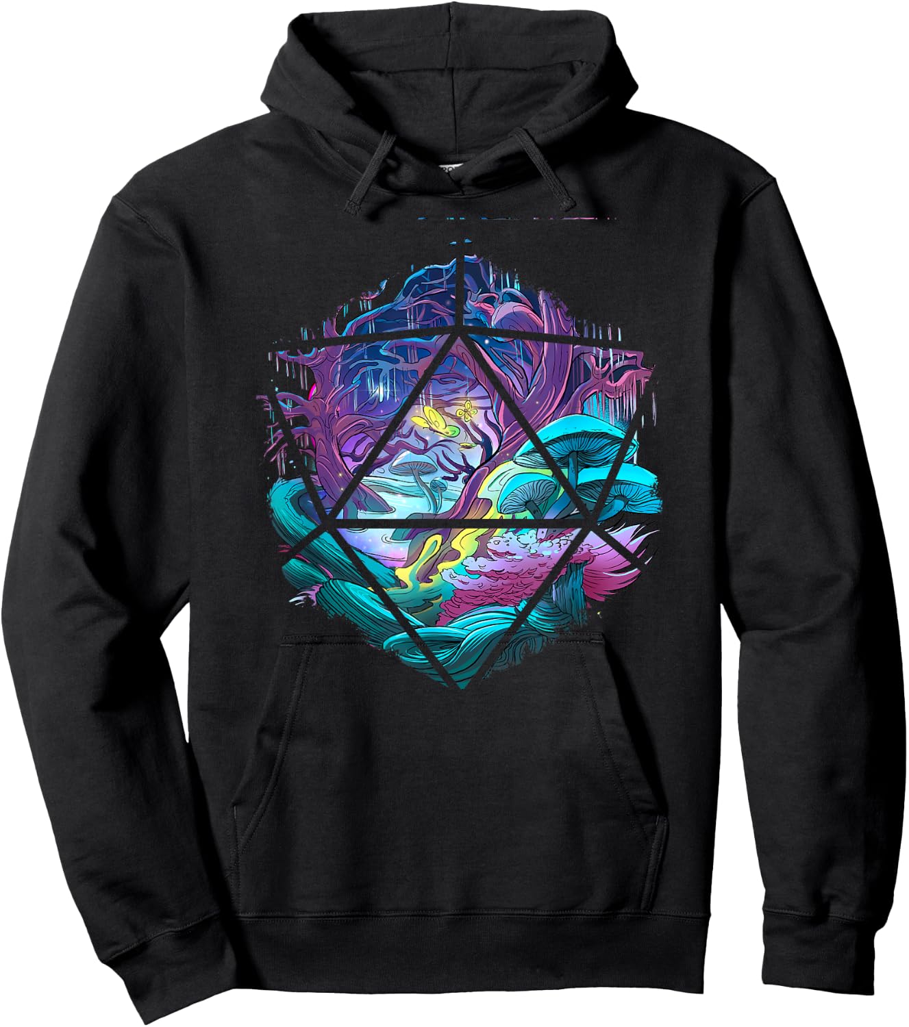 RPG Games Brettspiele Würfel Pen and Paper Fantasy Pilze Hoodie - Hoodie | Black