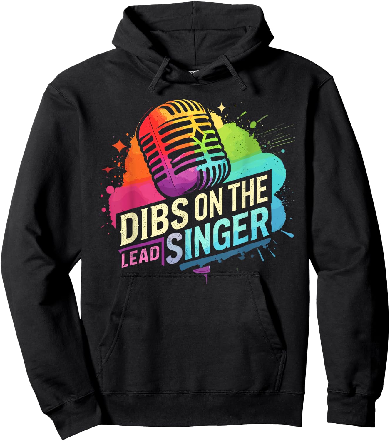 Dibs On The Lead Singer Shirt Band Shirt Funny Band Hoodie - Hoodie | Black