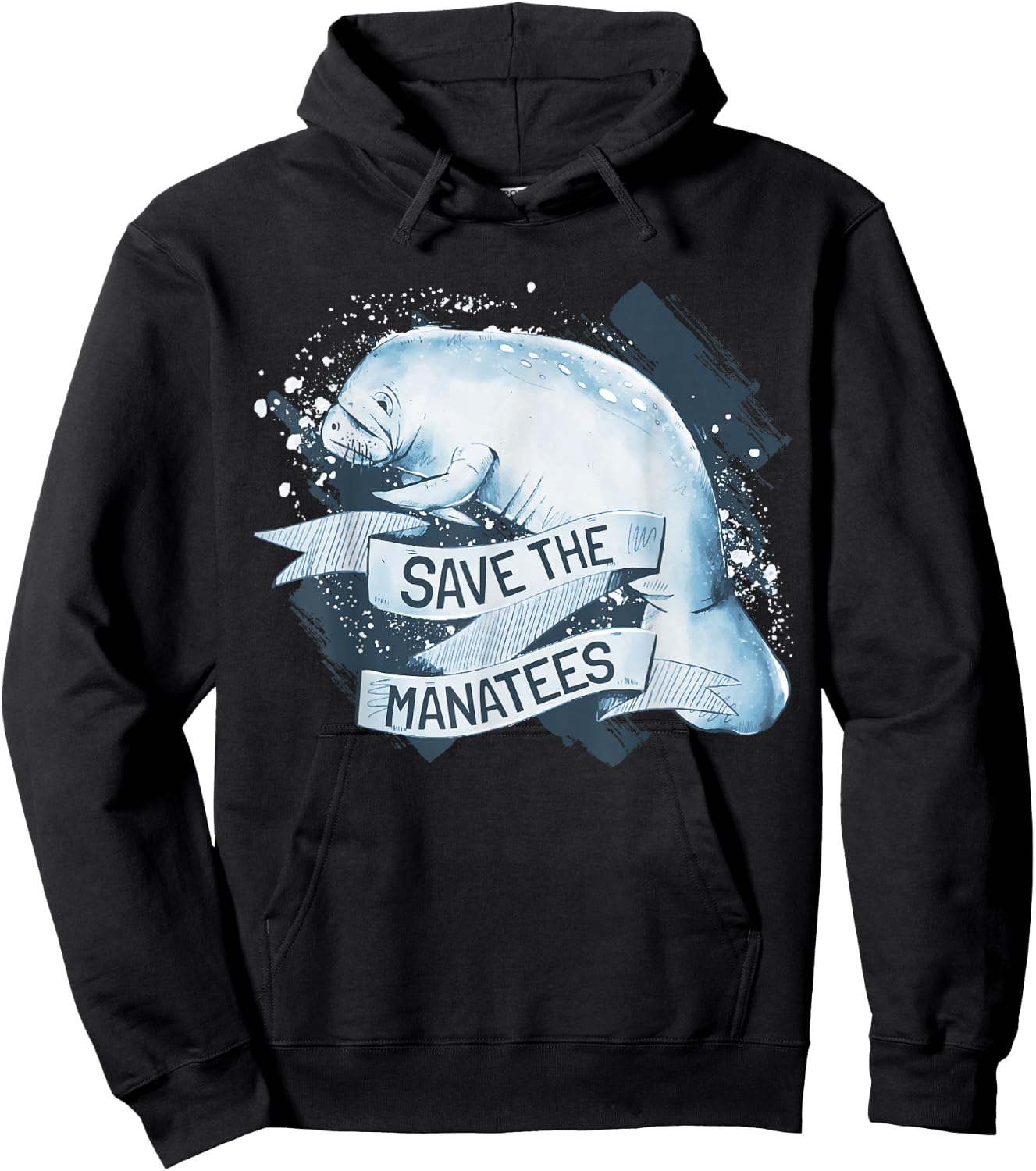 Save The Manatees I Manatee Appreciation Day I Manatee Hoodie - Hoodie | Black