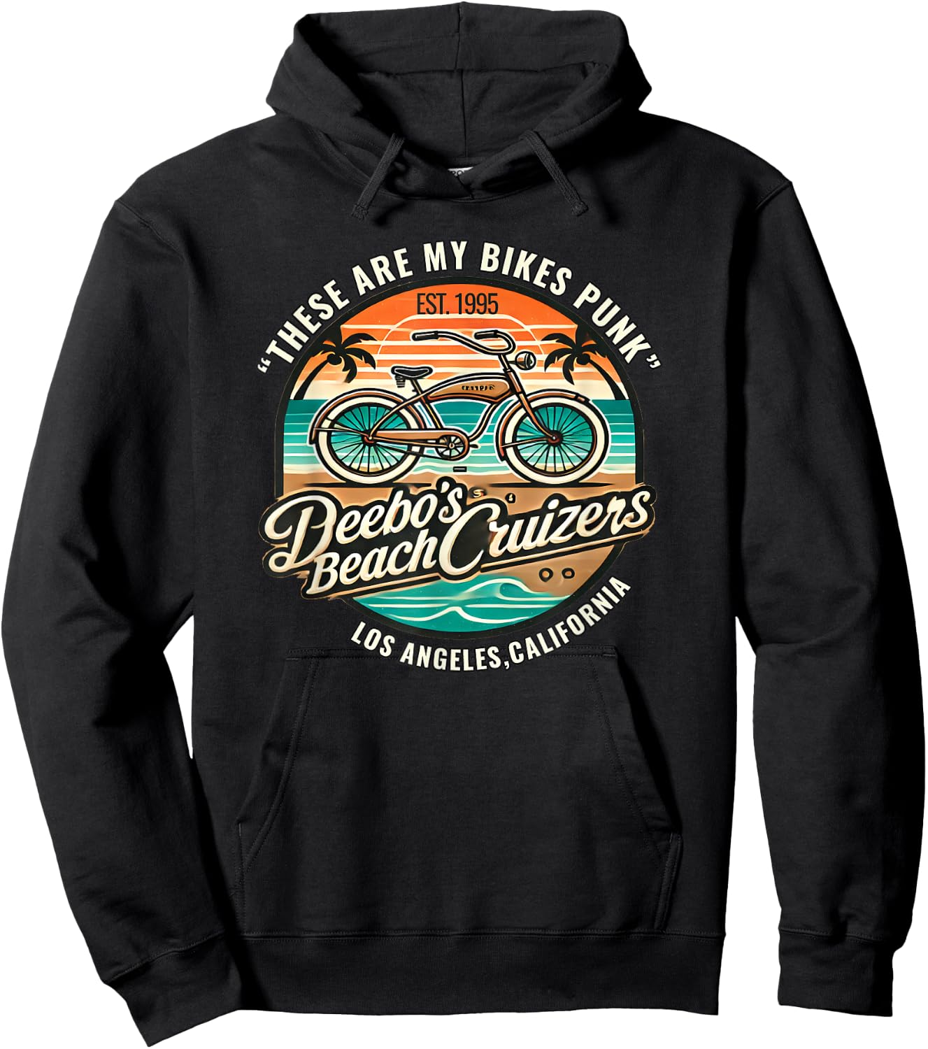 Deebo's Beach Cruisers Parody Bike Shop from the 90s Hoodie - Hoodie | Black