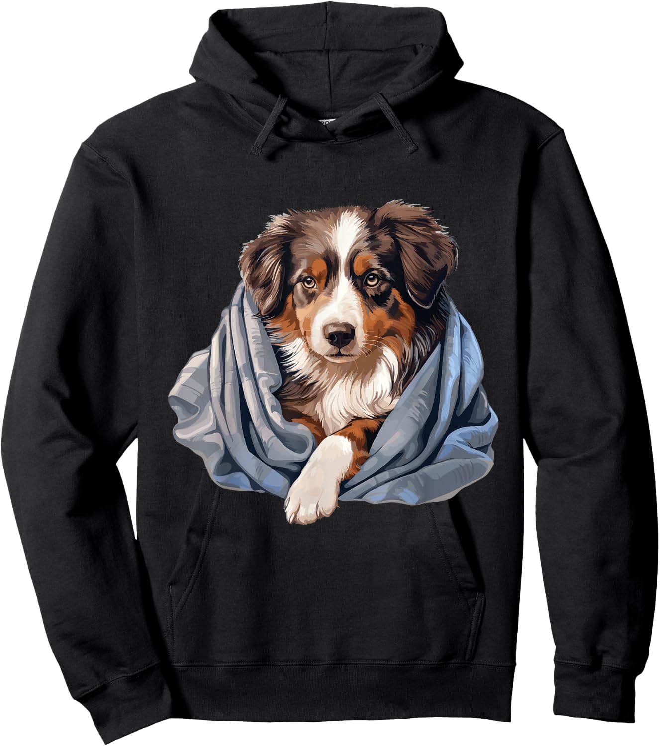 Dog Official Sleep Shirt Australian Shepherd , black Hoodie - Hoodie | Black