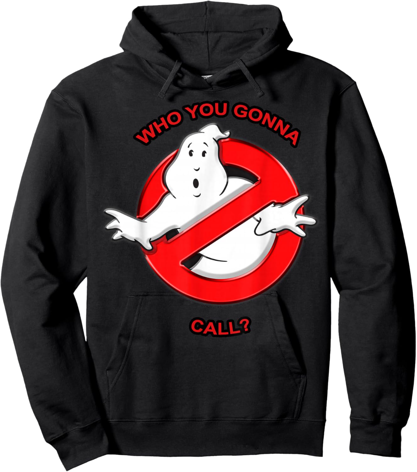 Ghostbusters Who You Gonna Call? Logo Hoodie - Hoodie | Black