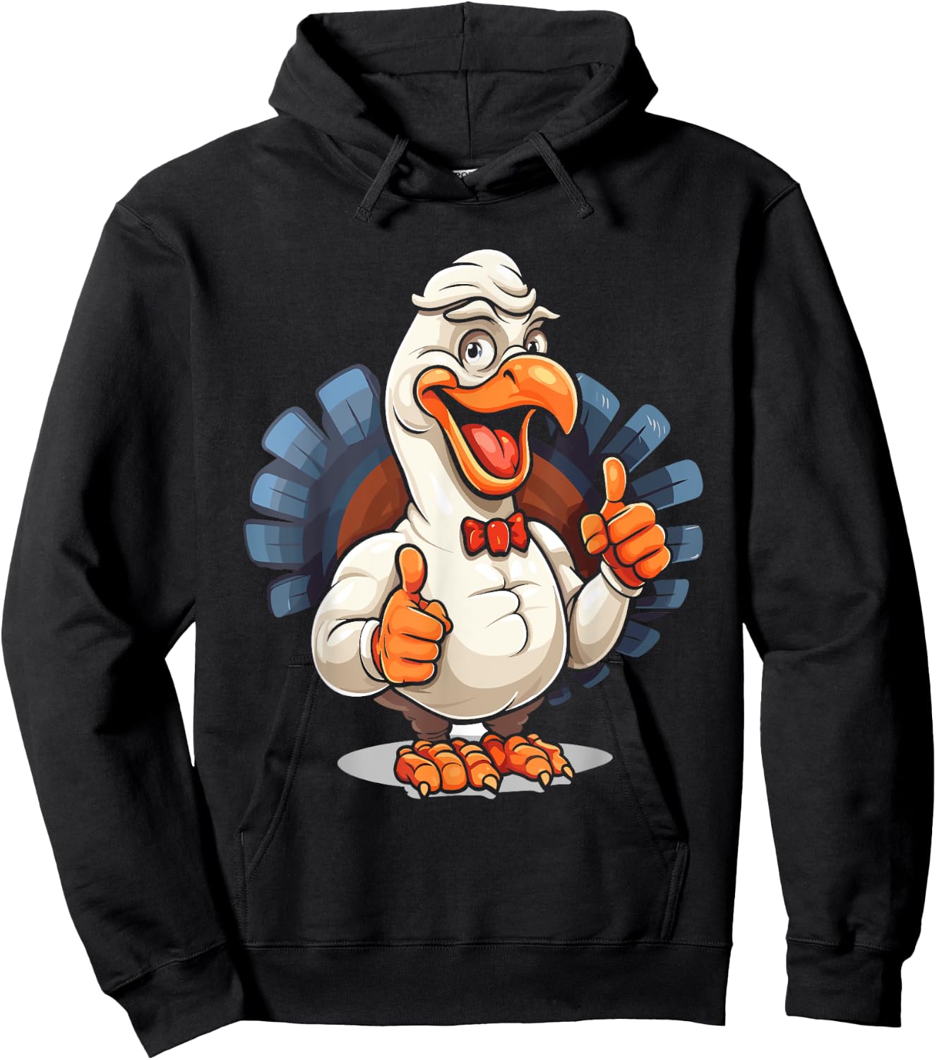 Thanksgiving Turkey Hoodie - Hoodie | Black