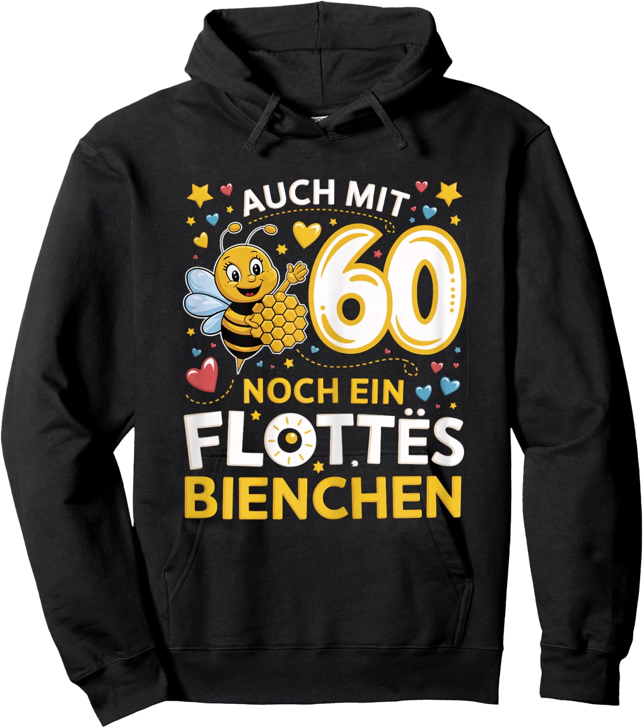 60th Birthday Woman 60 Years 1964 Decorative Funny Gift Women's , black Hoodie - Hoodie | Black