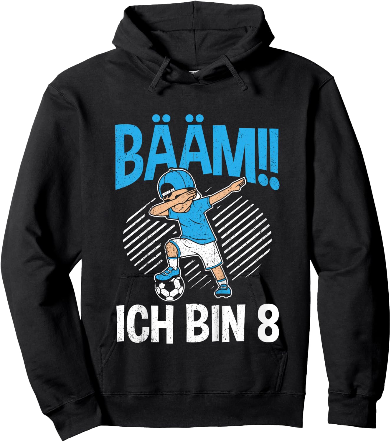 BÄÄM Ich bin 8 Dabbing Geburtstagsshirt 8 Jahre Jungs Hoodie - Hoodie | Black
