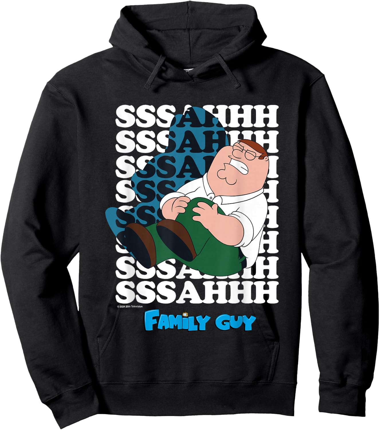 Family Guy Peter Griffin Knee Injury , Blue, S Hoodie - Hoodie | Black