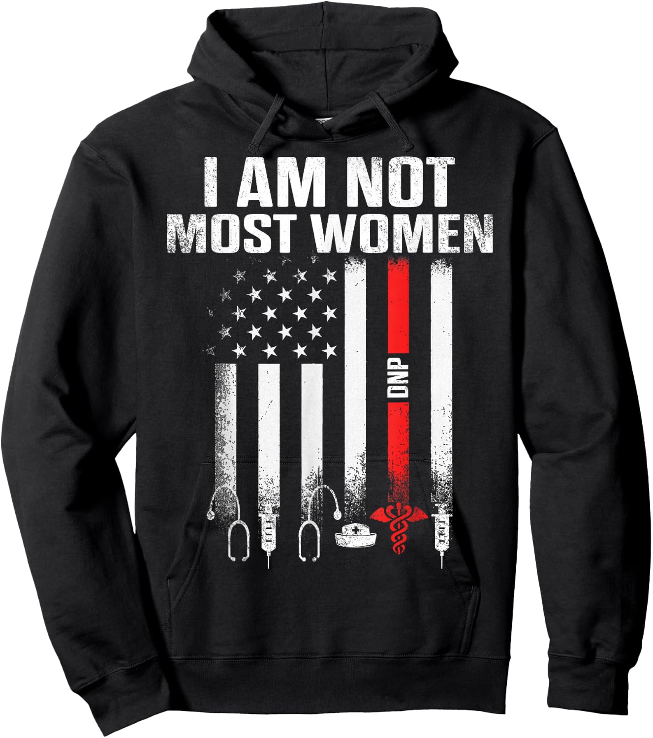 DNP Doctor of Nursing Practice Most Women RN Nurse Hoodie - Hoodie | Black