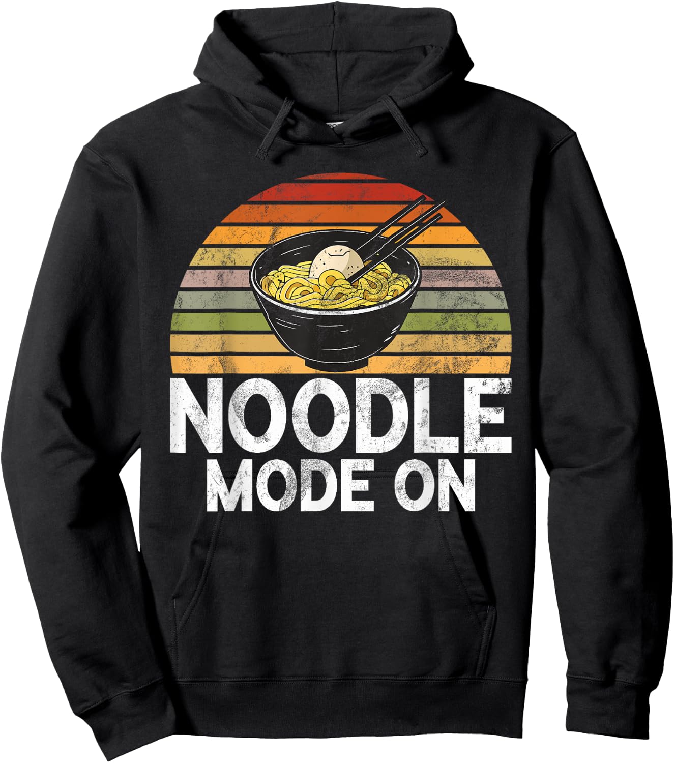 Noodle Mode On Noodles Hoodie - Hoodie | Black