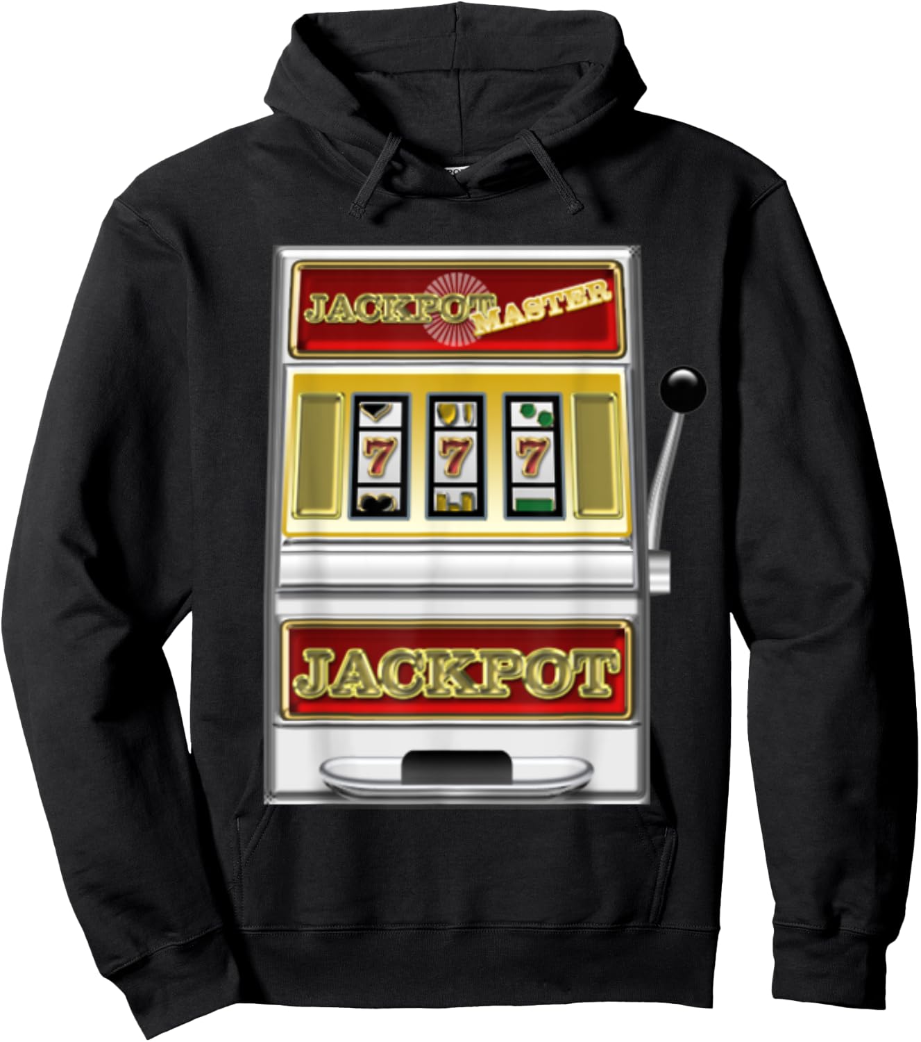 Jackpot", your a Slot Machine, no hassle costume ! Hoodie - Hoodie | Black