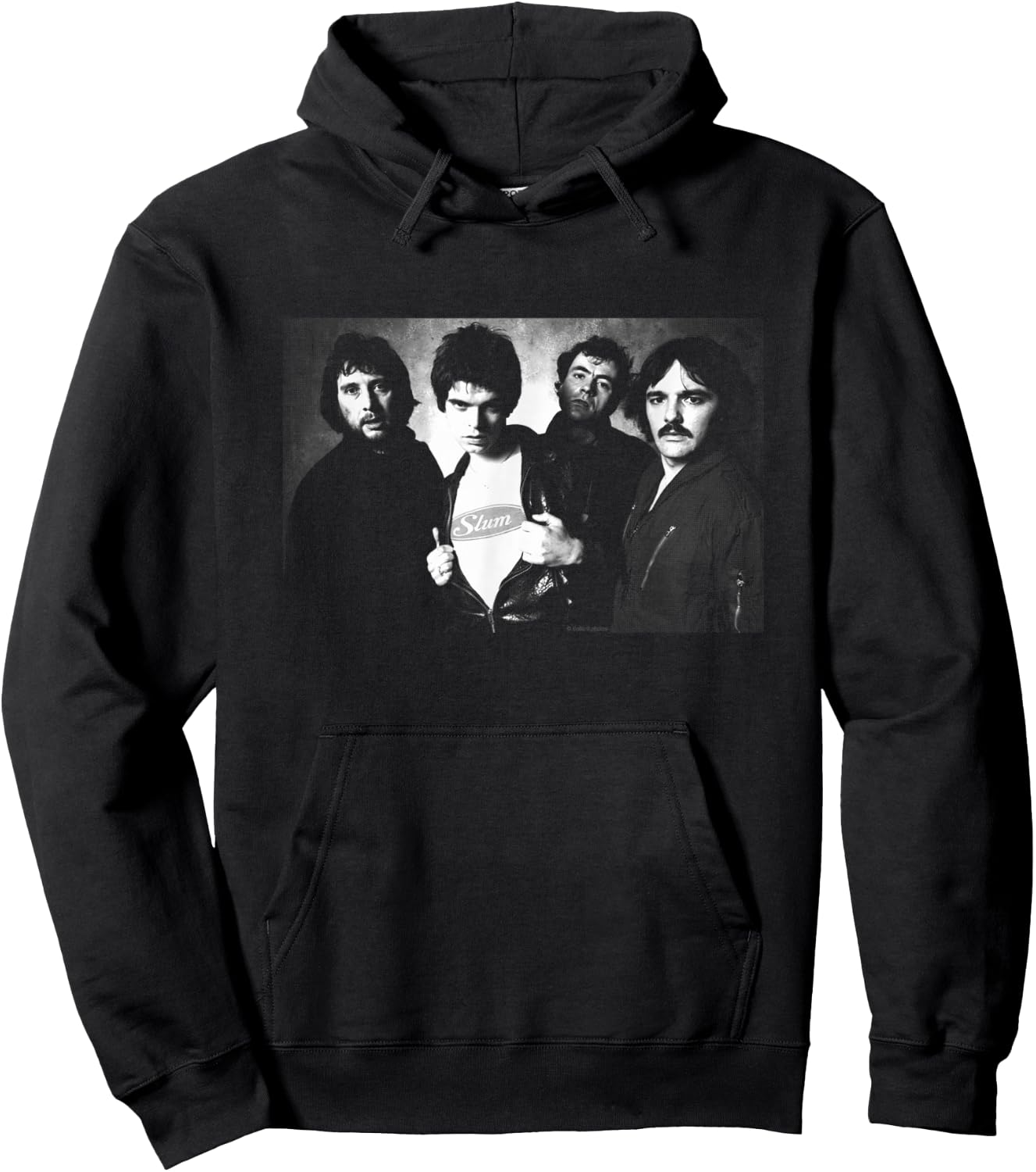 The Stranglers Band Portrait 1977 by Allan Ballard , Black, S Hoodie - Hoodie | Black