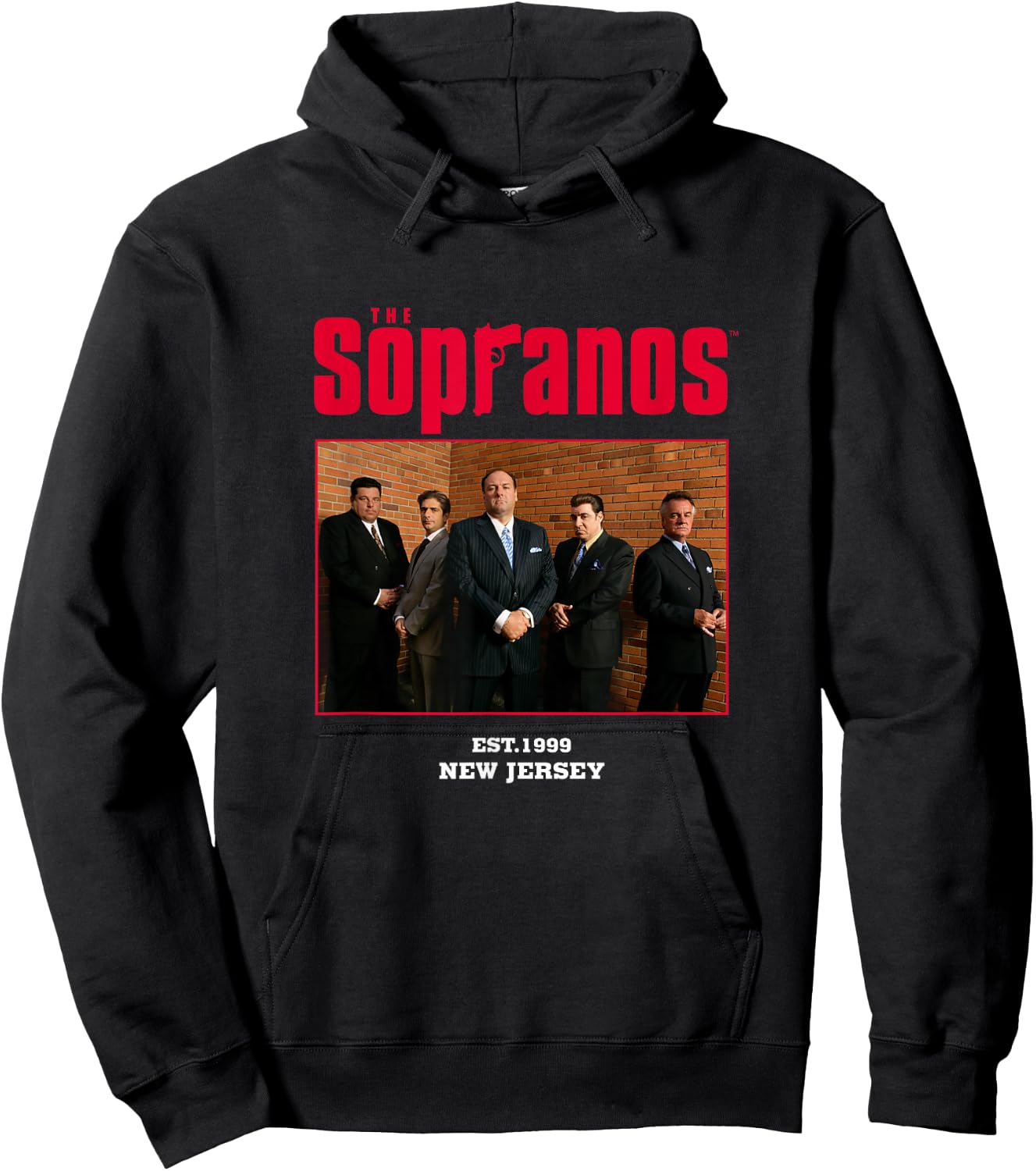 Sopranos, New Jersey team broadcasts Crime photo series Hoodie - Hoodie | Black