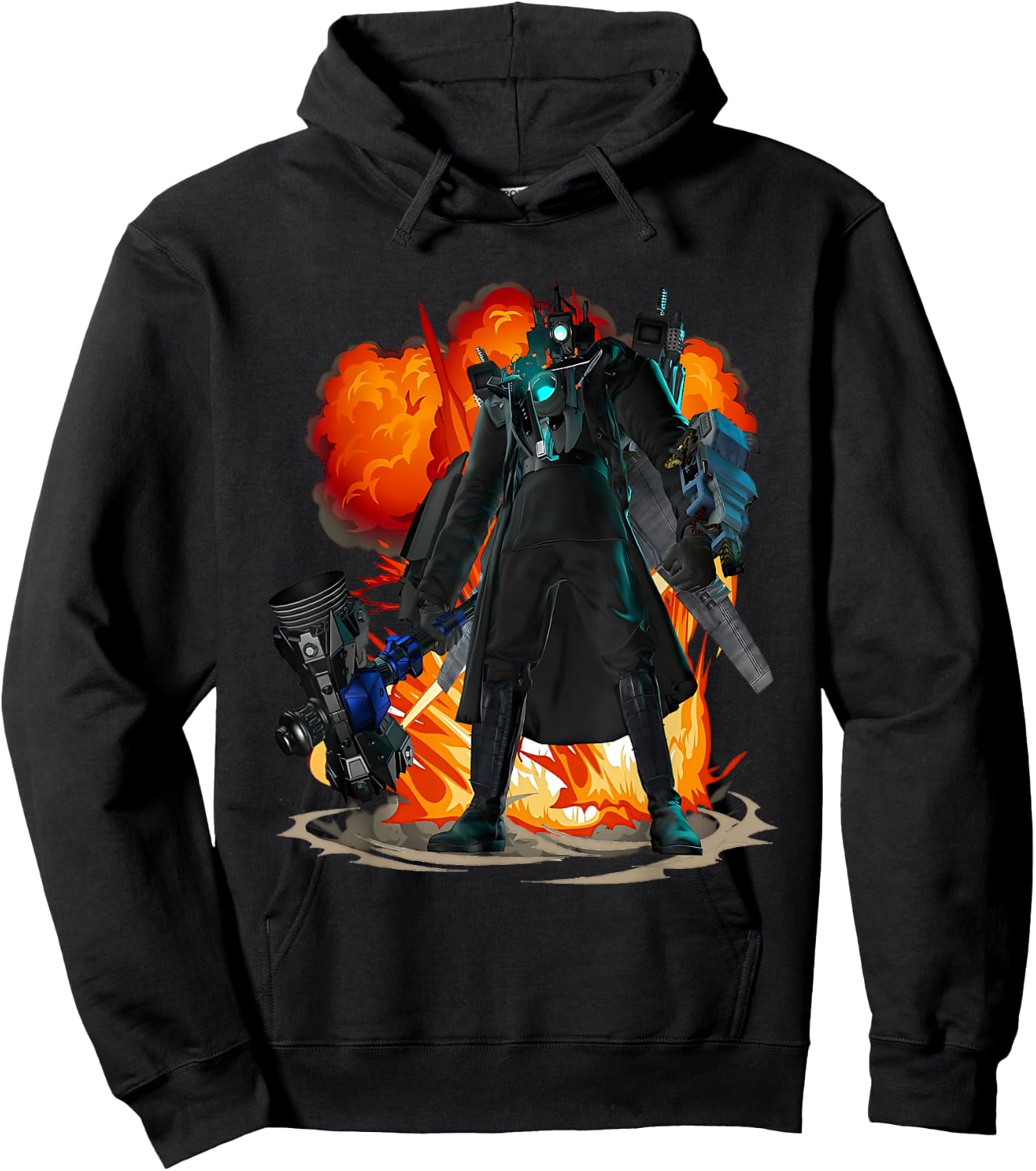 Birthday Boy Gifts for Kids, Adults Skibidi toilet Hoodie - Hoodie | Black