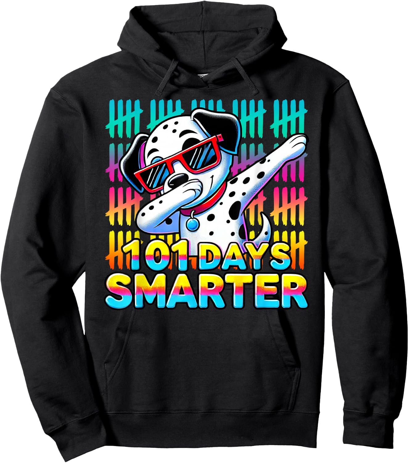 101 Days Smarter Dalmatiner Hoodie - Hoodie | Black