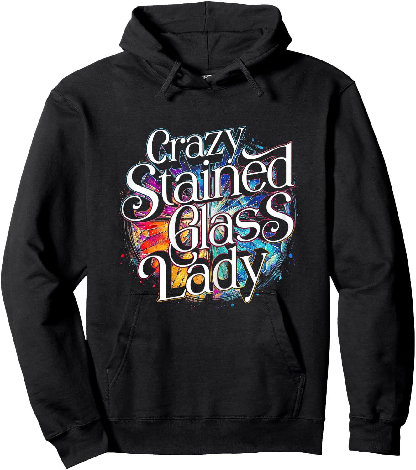 Stained Glass Artist Glass Painter Hoodie - Hoodie | Black