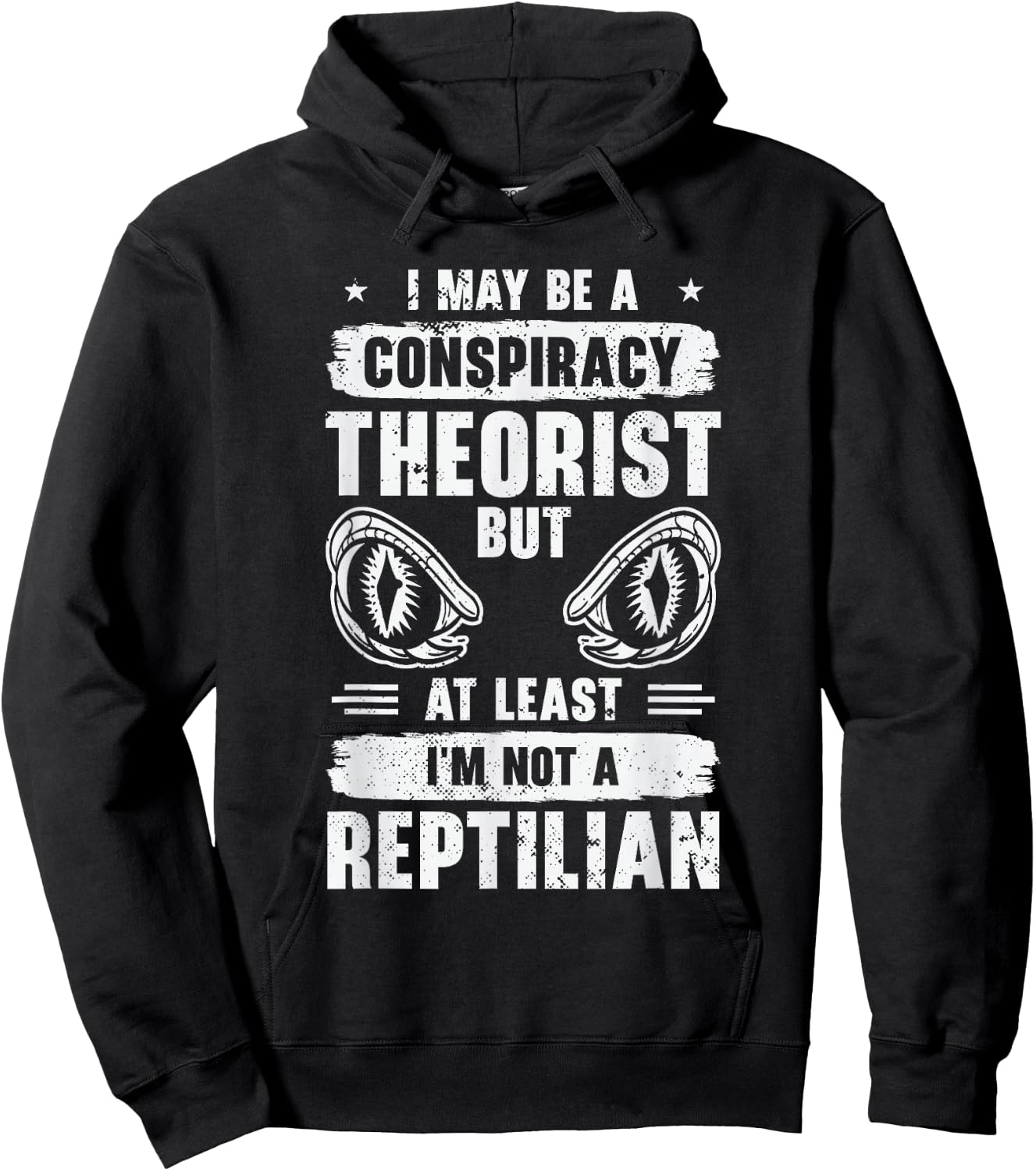 Lizard Reptilian Agenda Conspiracy Theory Hoodie - Hoodie | Black