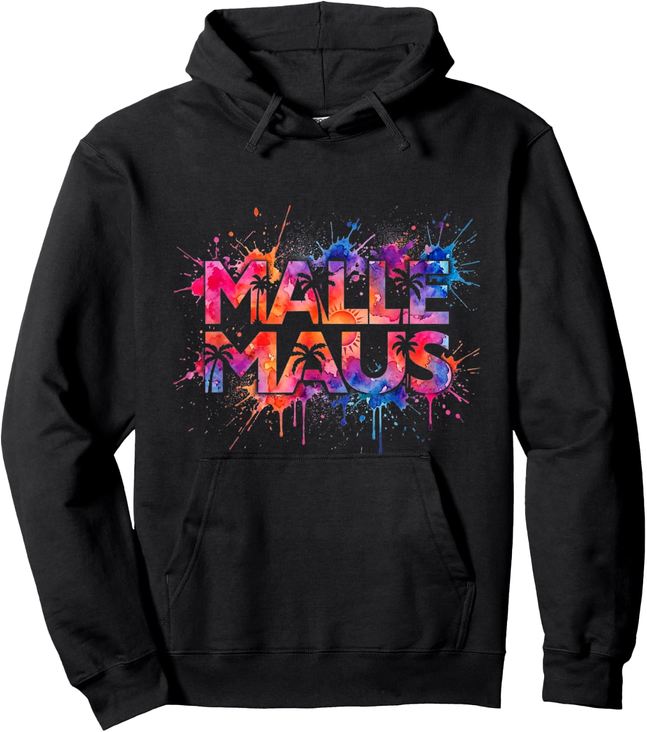Malle Maus - Mallorca Party Outfit Junggesellinnenabschied Hoodie - Hoodie | Black