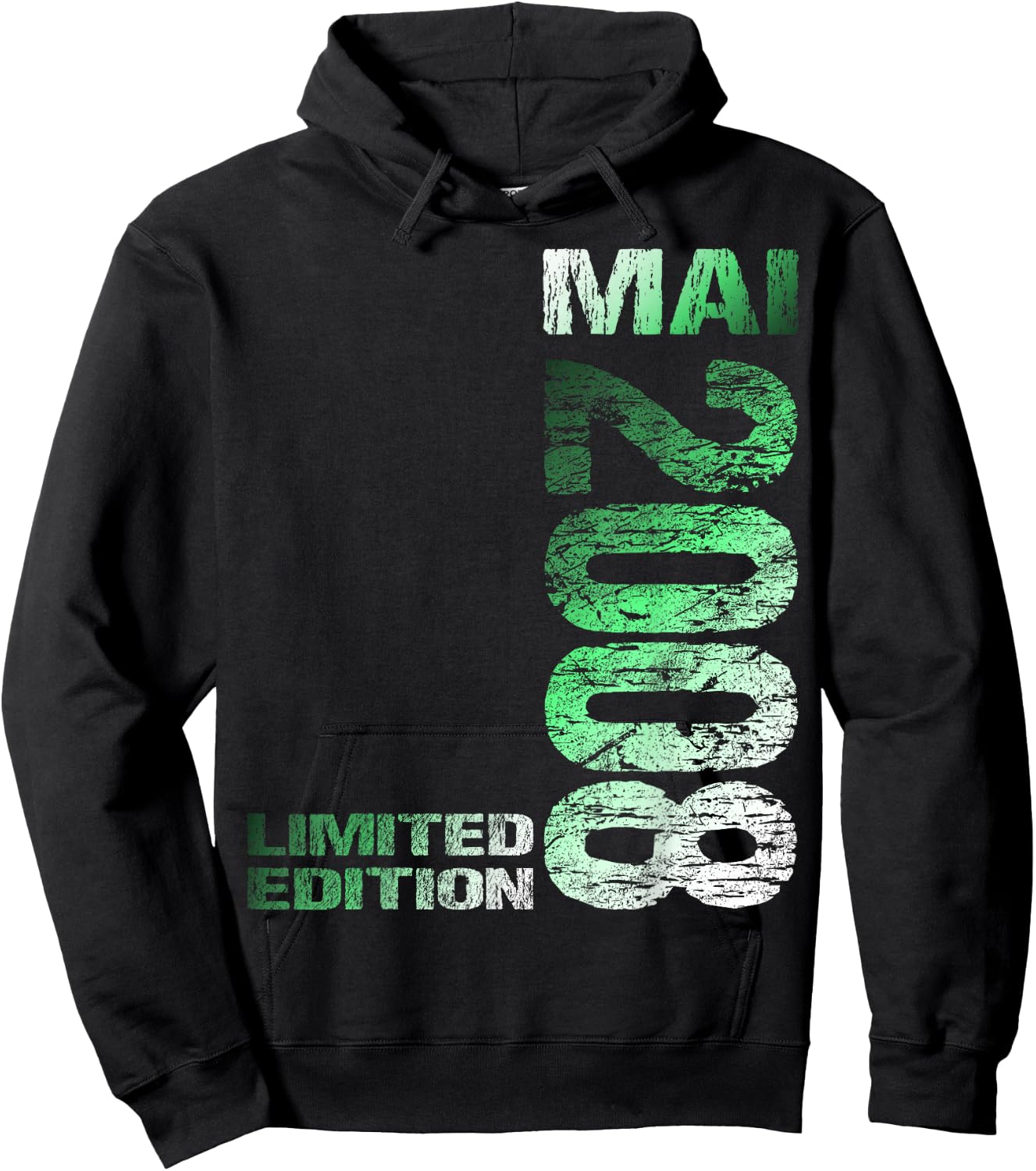 Mai 2008 Junge Mädchen 18. Geburtstag Limited Edition 18 Hoodie - Hoodie | Black