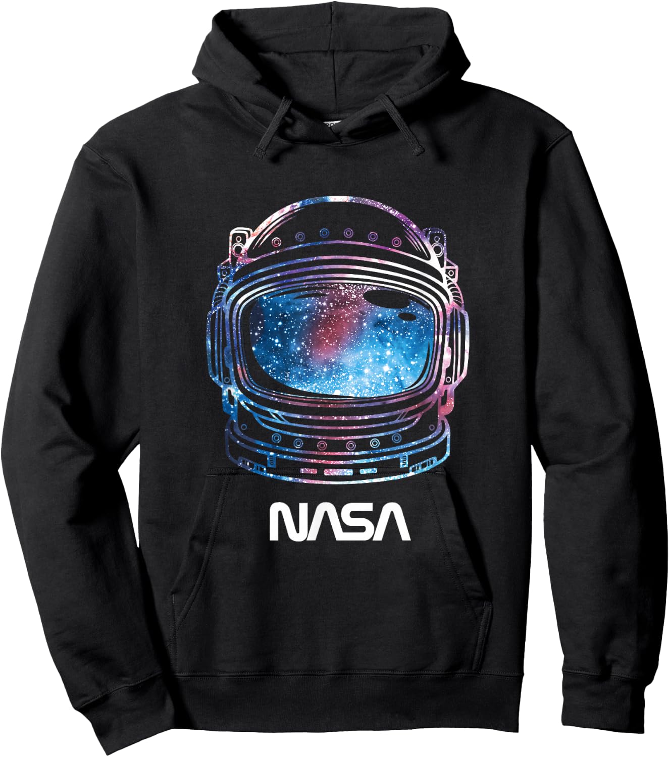 NASA Galaxy Lineart Fill Helmet Small Hoodie - Hoodie | Black