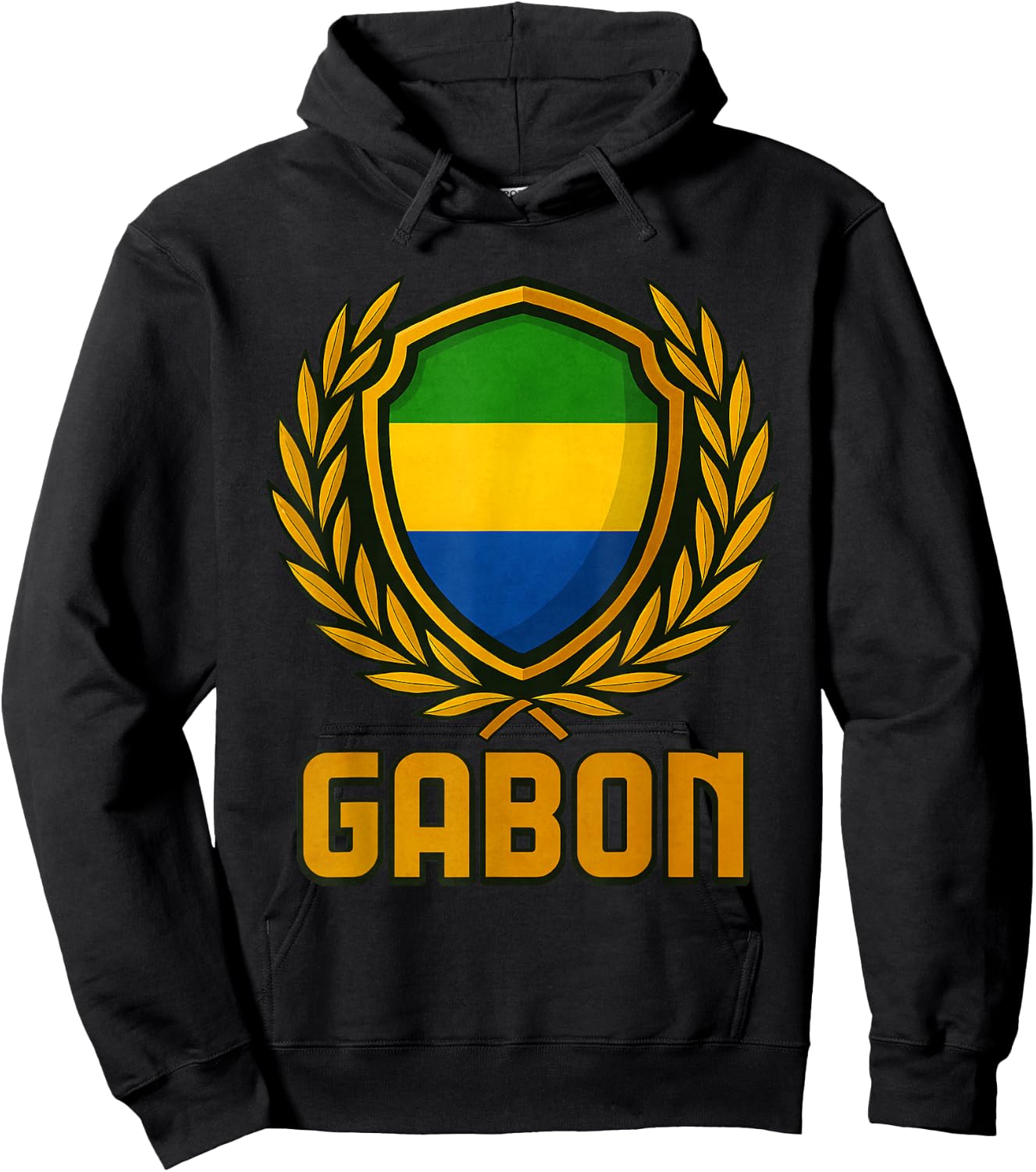 Gabon Emblem Hoodie - Hoodie | Black