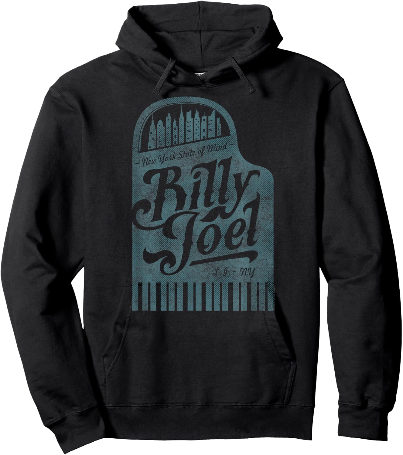 Billy Joel - L.I. x N.Y. Hoodie - Hoodie | Black