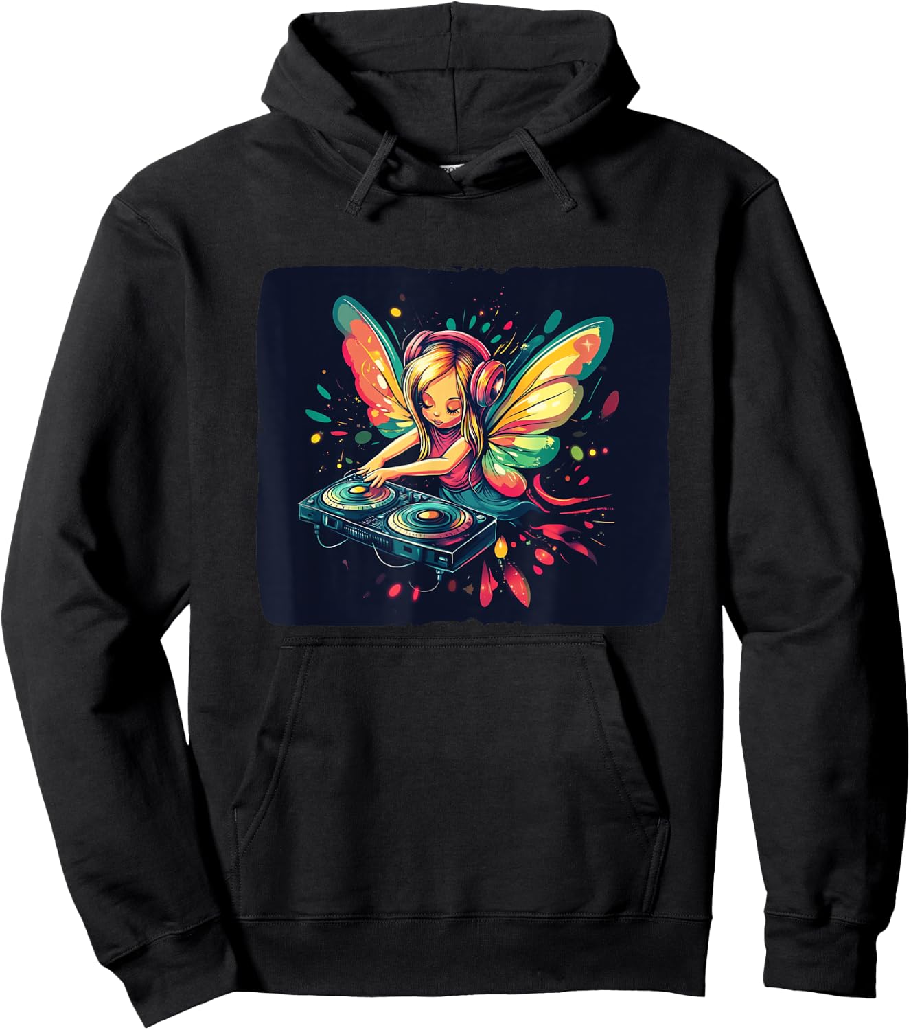 Joli costume de DJ magique pour les amateurs de fées et de fêtes Hoodie - Hoodie | Black