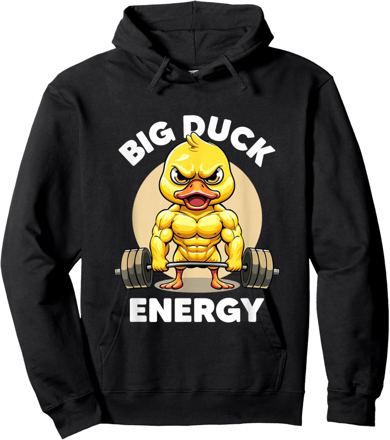 Big Duck Energy Duck Lovers Funny Gym Gewichtheben Ente Hoodie - Hoodie | Black