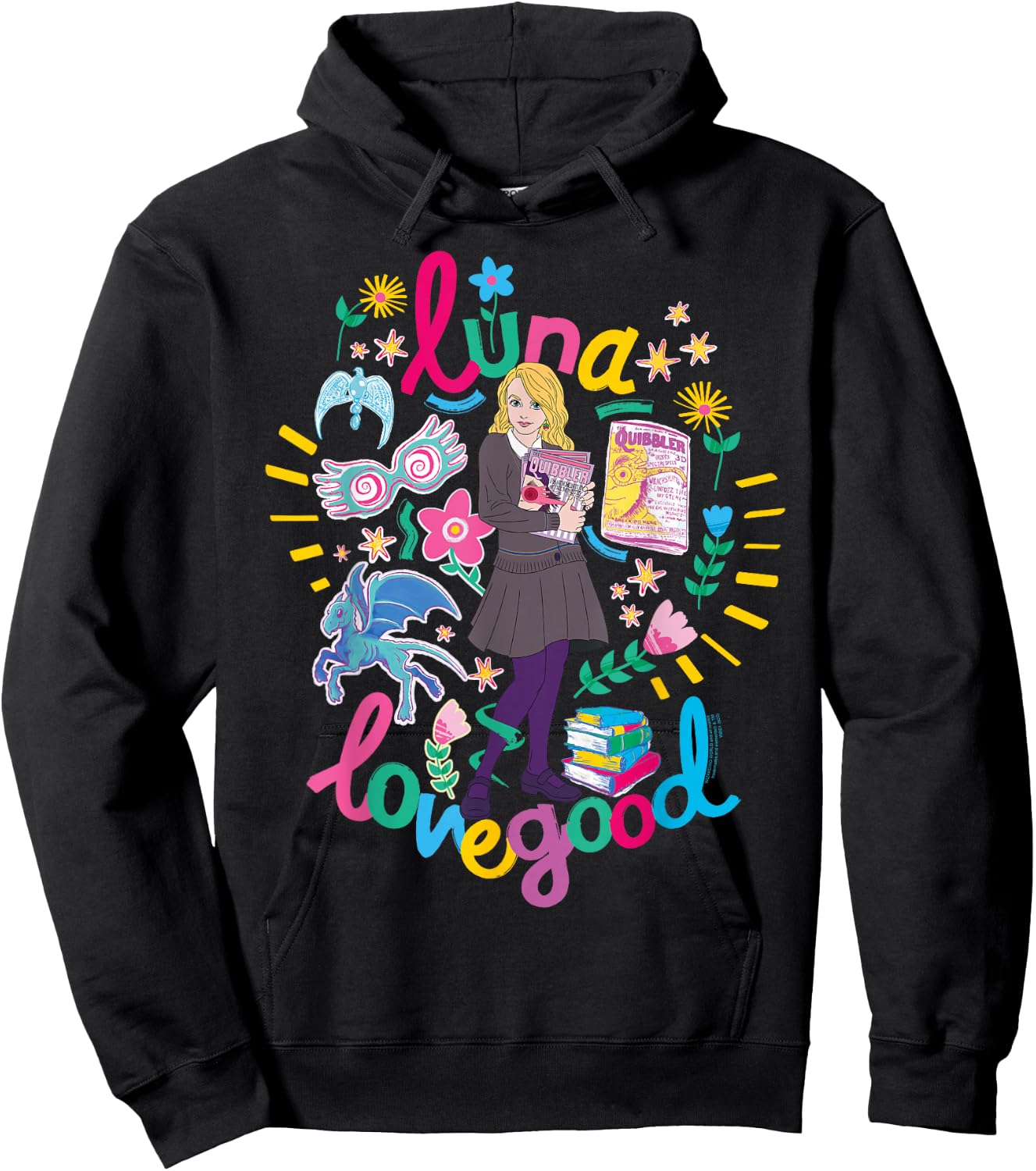 Harry Potter Luna Lovegood Hoodie - Hoodie | Black