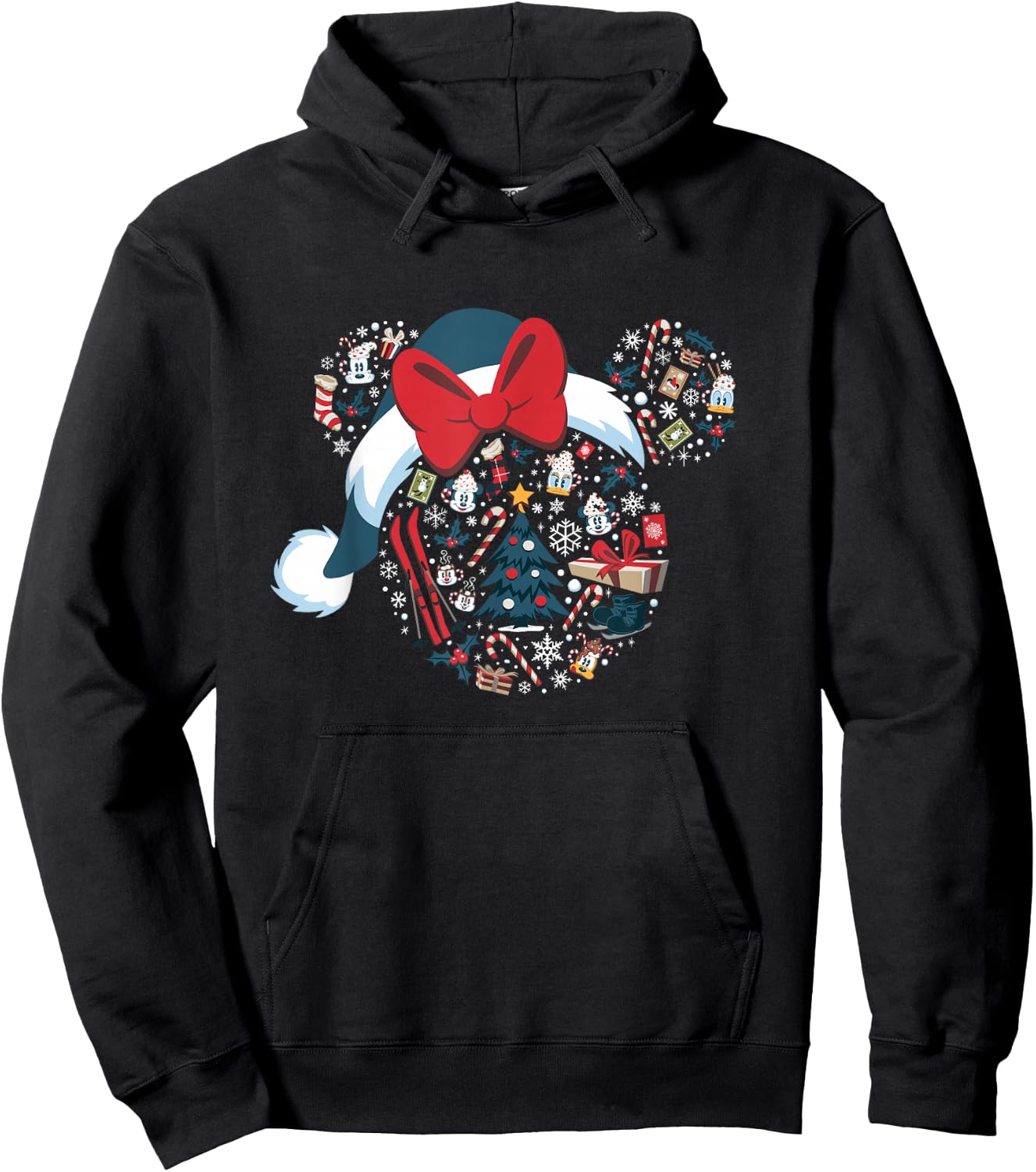 Disney Minnie Mouse Icon Winter Lodge Hoodie - Hoodie | Black