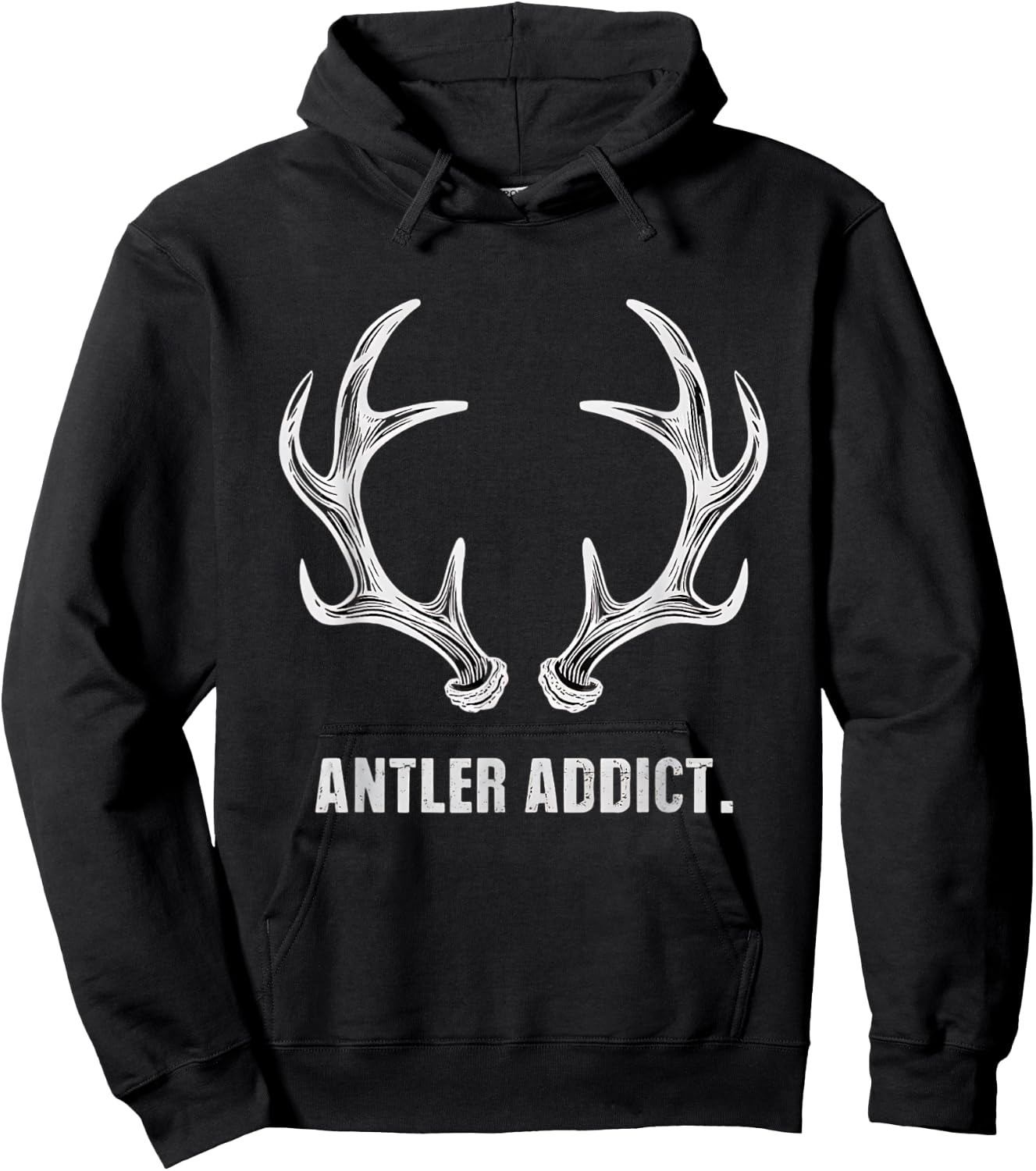 Shed Hunting Antler Collector Antler Addict Hoodie - Hoodie | Black