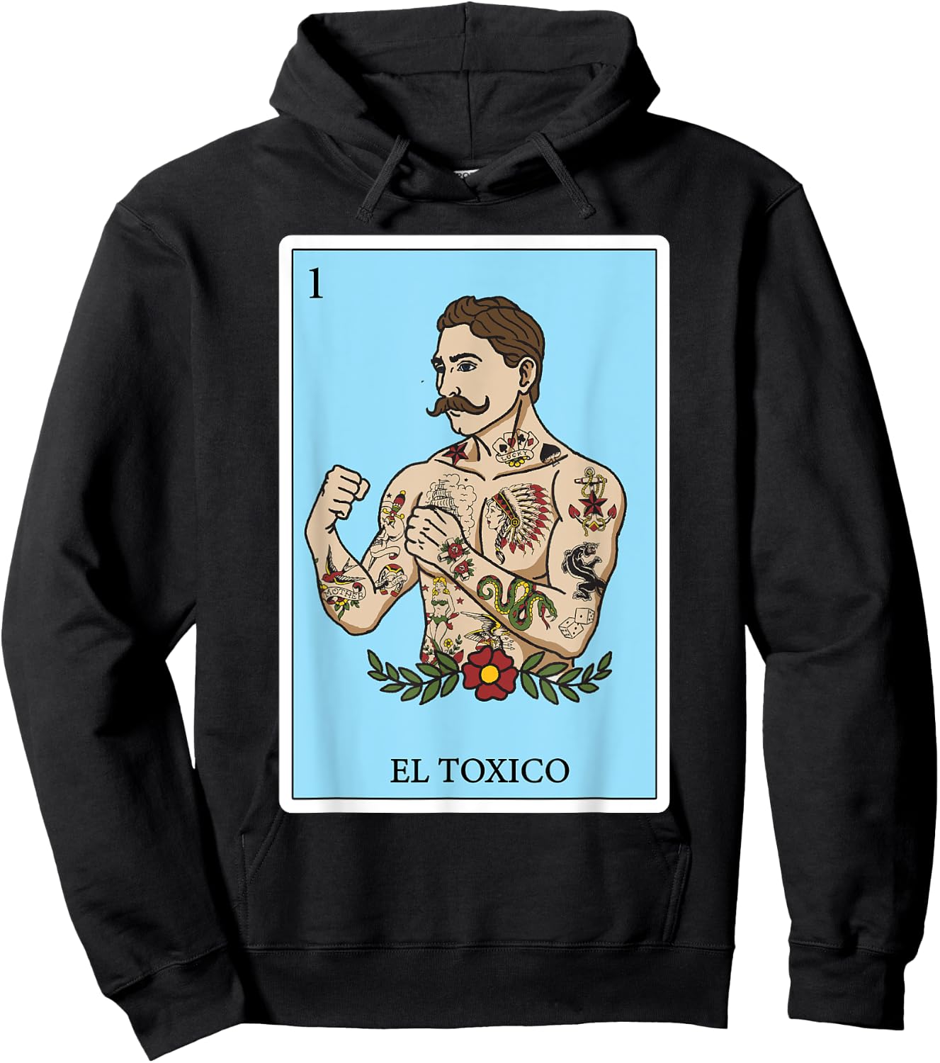 Funny Gifts Spanish-Mexican Bingo - El Toxico Hoodie - Hoodie | Black