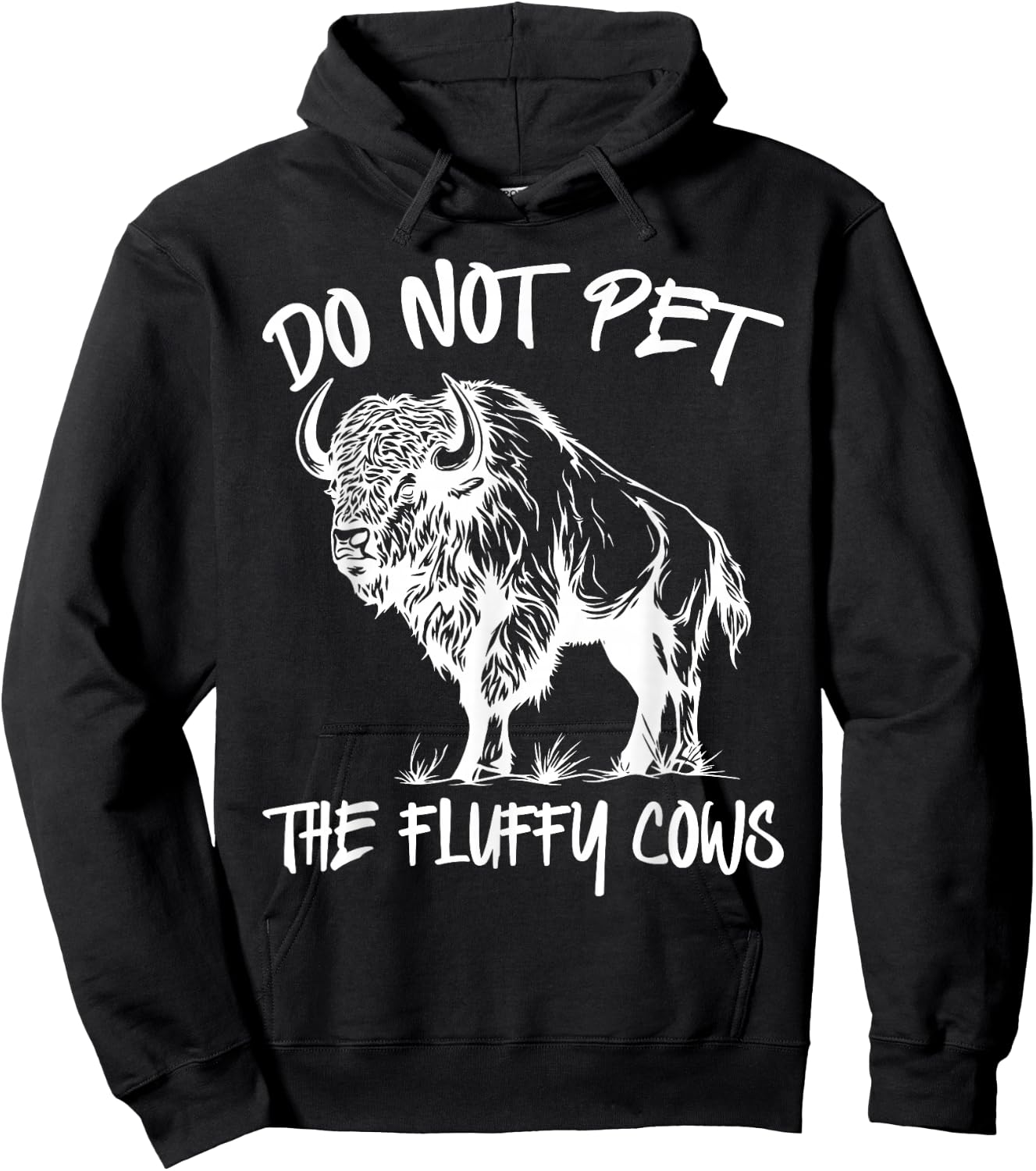 Sorry I'm Late I Saw a Fluffy Cow, Highland Cow Breeder Hoodie - Hoodie | Black