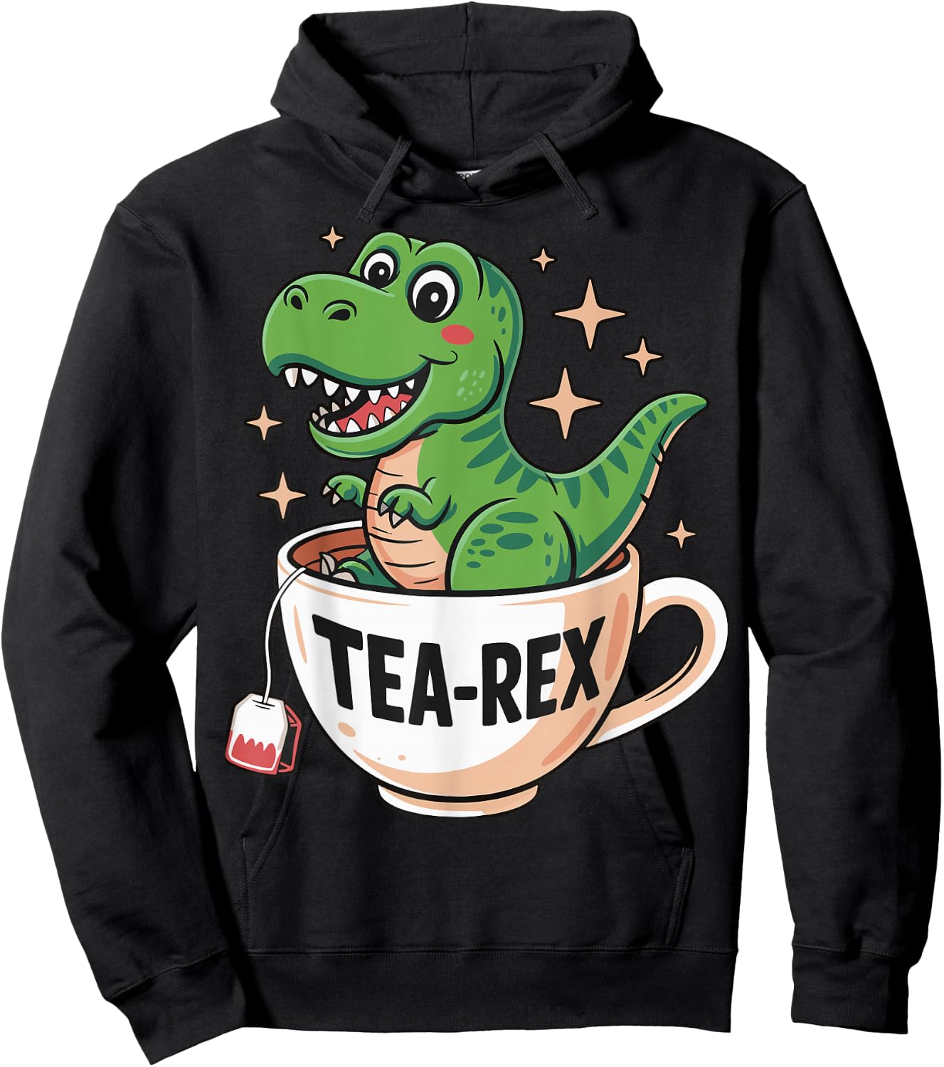 Tea-rex Hoodie - Hoodie | Black