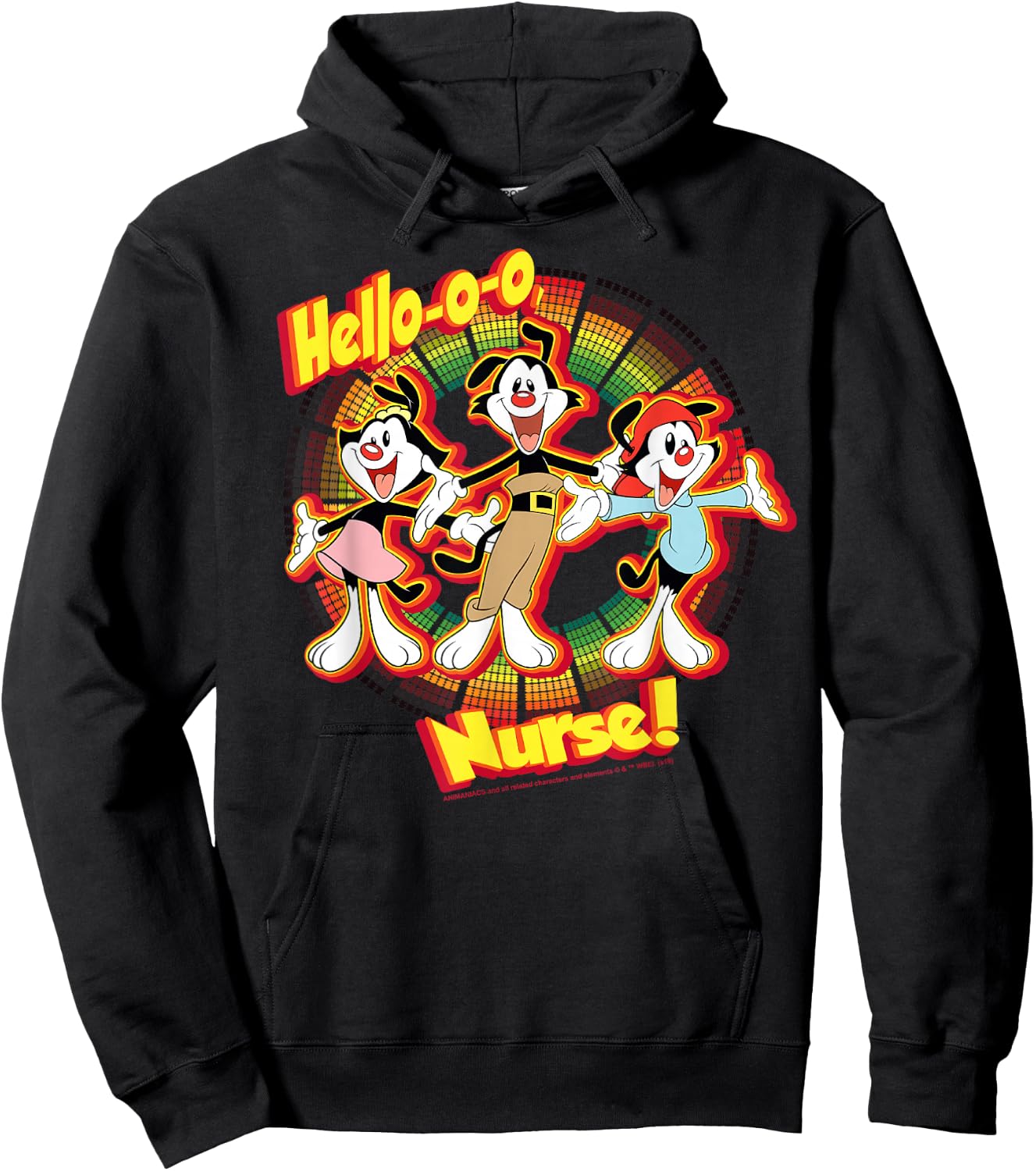 Animaniacs Group Shot Hello-o-o Nurse Hoodie - Hoodie | Black