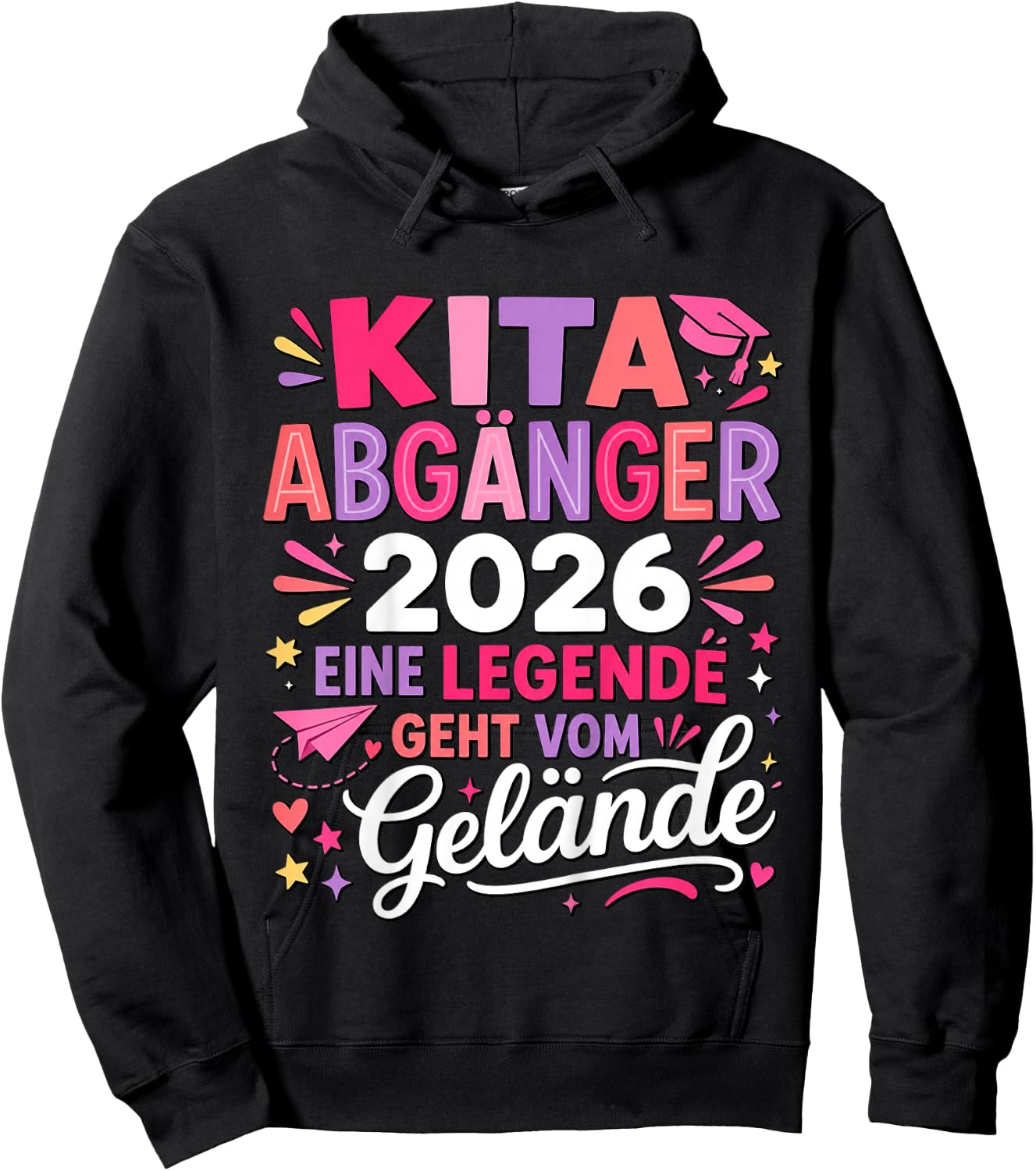 Kita Abgängerin 2026 Legende Geht Vom Gelände Hoodie - Hoodie | Black