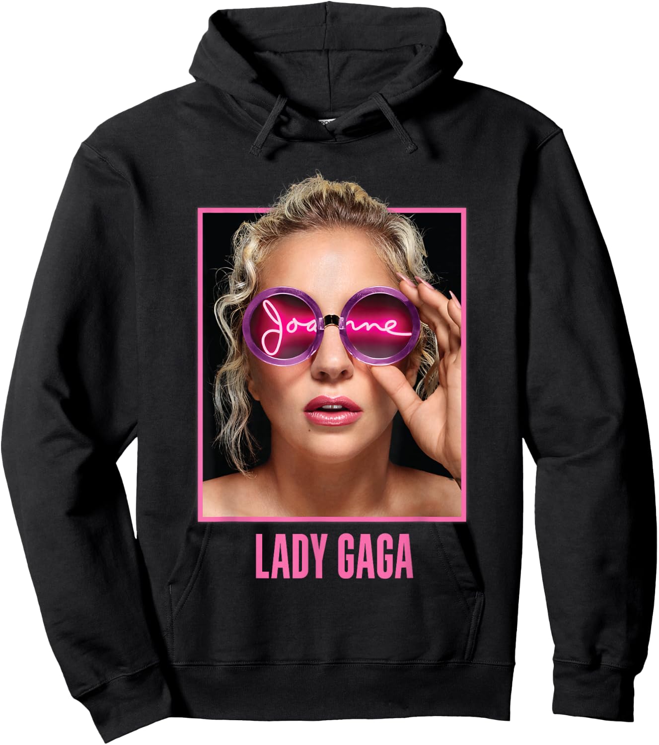Lady Gaga Joanne Brille , black Hoodie - Hoodie | Black