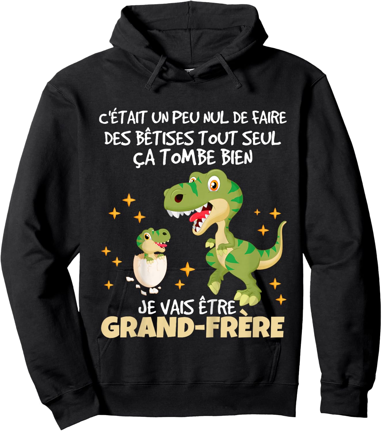 Child Future Big Brother 2026 Announcement Pregnancy Grandbrother 2026 Hoodie - Hoodie | Black