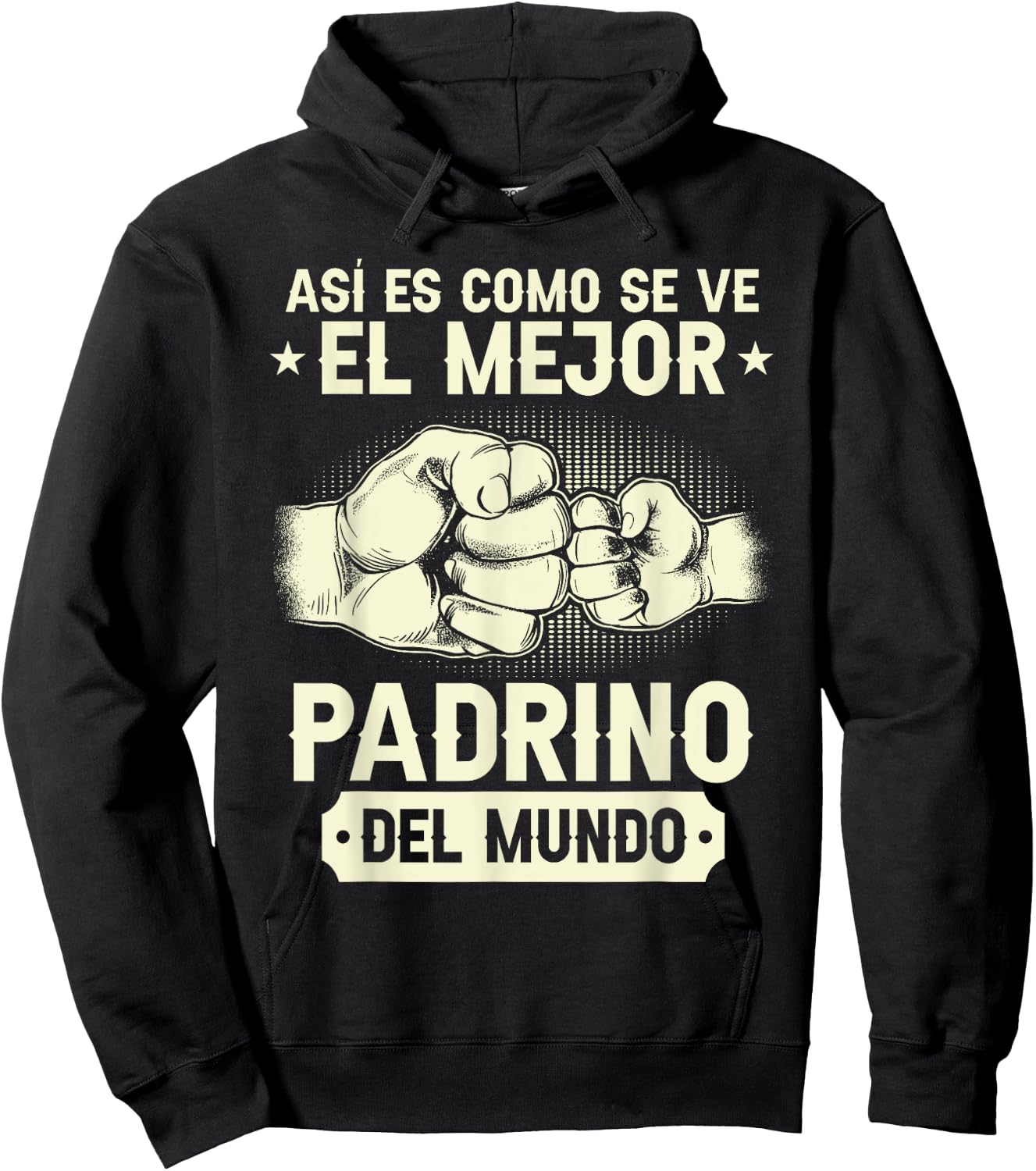 El Mejor Padrino Del Mundo Hoodie - Hoodie | Black