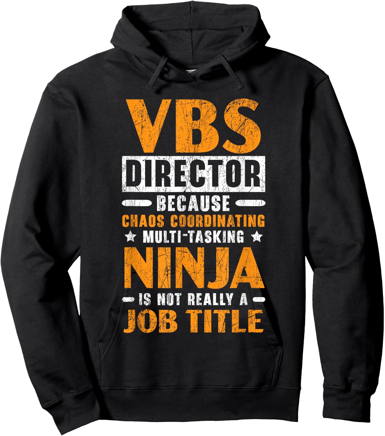 VBS Director Vacation Bible School Christian Teacher Men Women Hoodie - Hoodie | Black