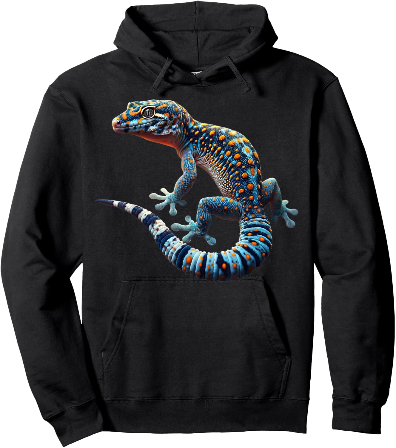 Tokay Gecko Wild Reptile Lizard Hoodie - Hoodie | Black