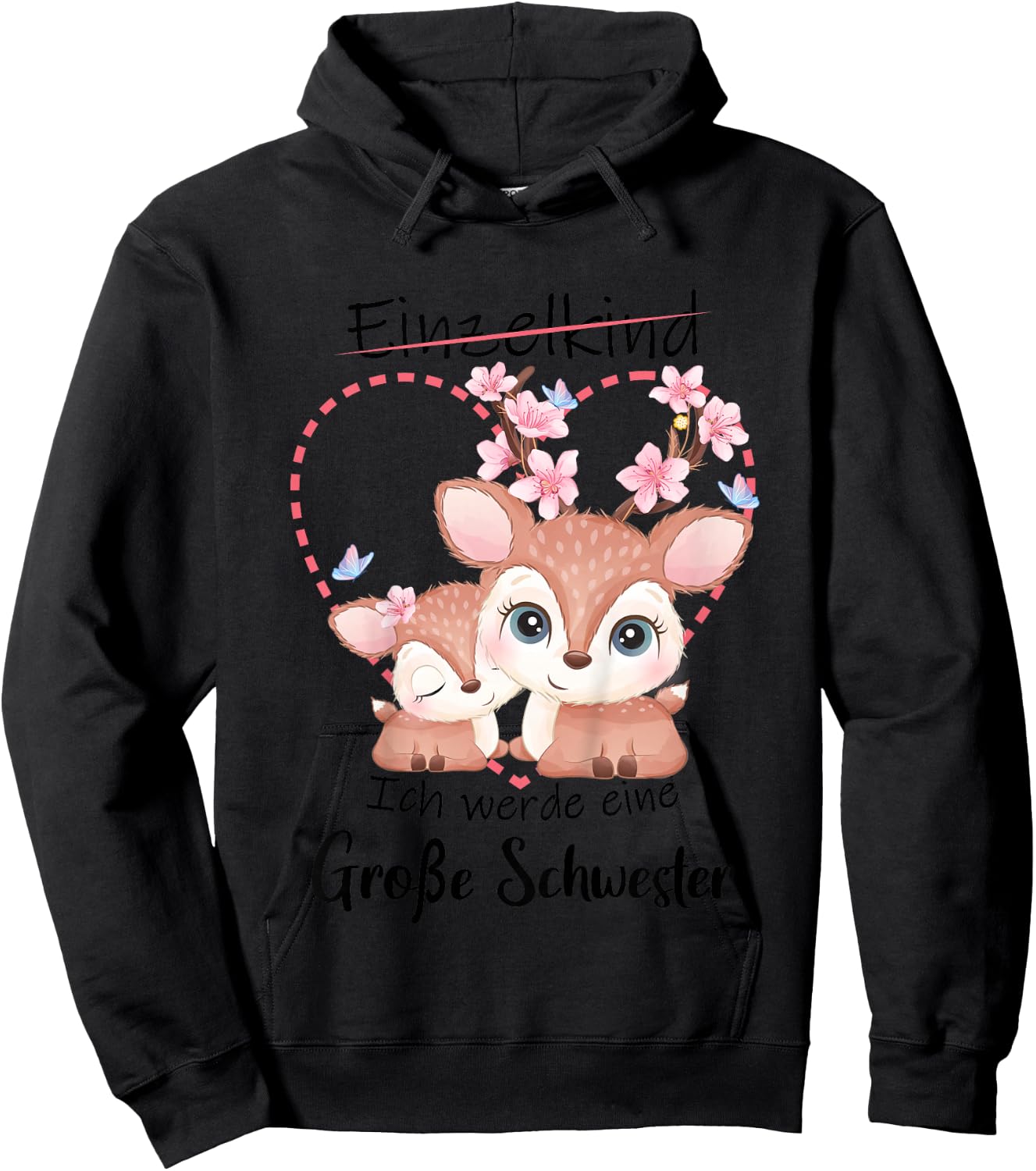 Ich Werde Große Schwester 2026 Hoodie - Hoodie | Black