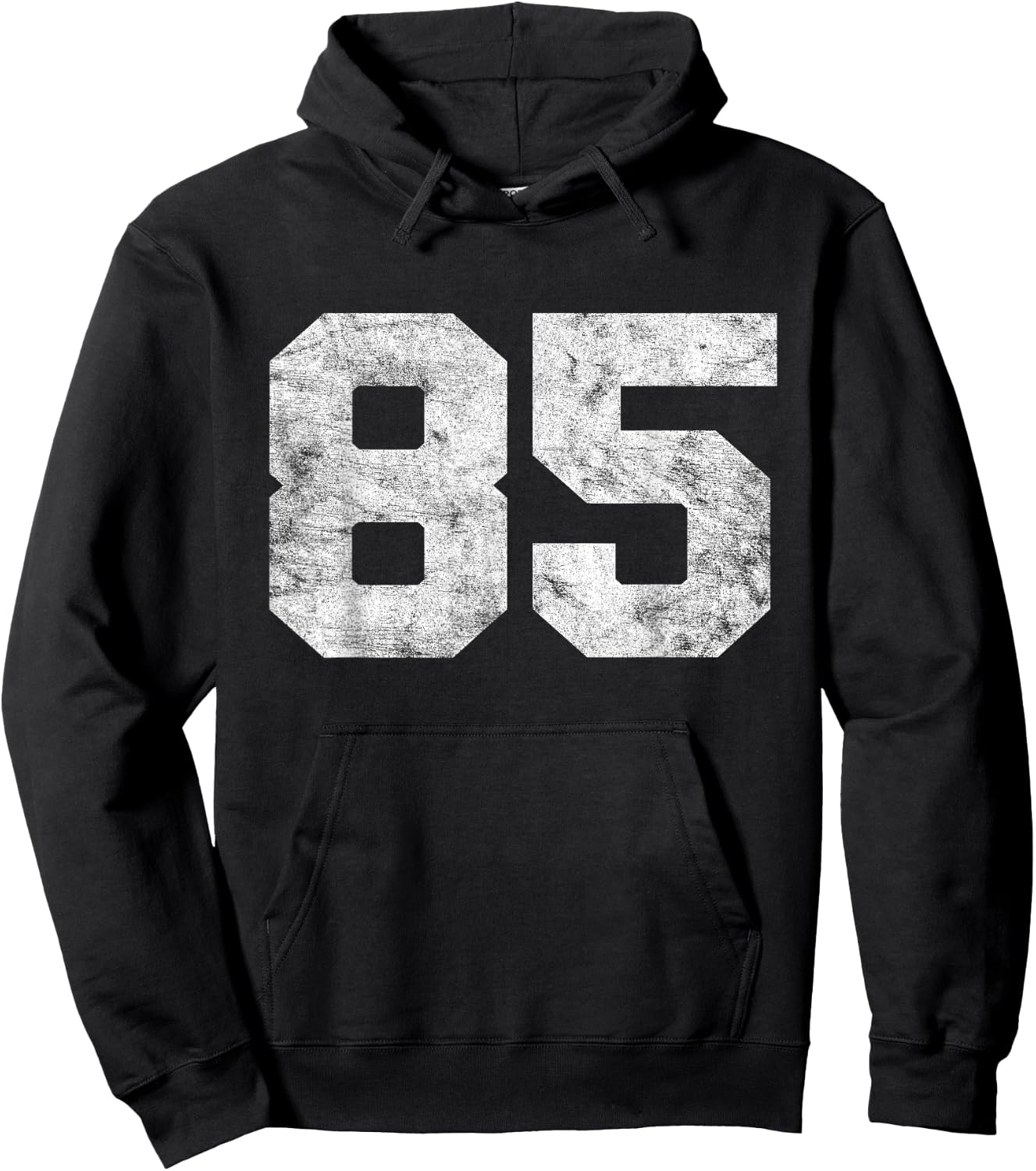 Vintage Lucky Number 85 Birthday Sports Player Team Athlete Hoodie - Hoodie | Black