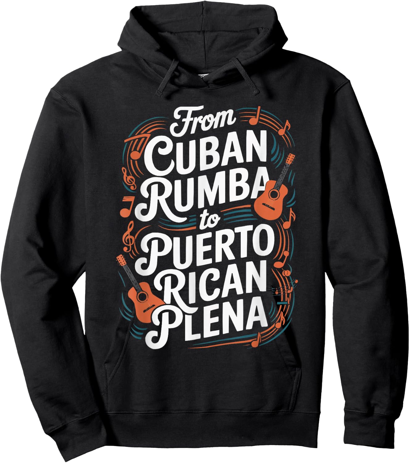 Half Cuban Half Puerto Rican Country Puerto Rico Flag Cuba Hoodie - Hoodie | Black