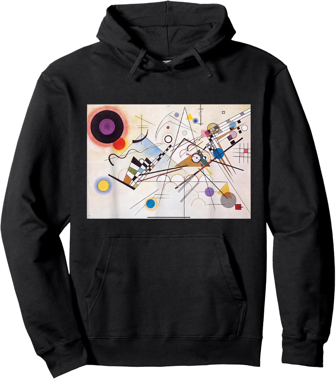 Composition of Kandinsky 8 , Black, S Hoodie - Hoodie | Black