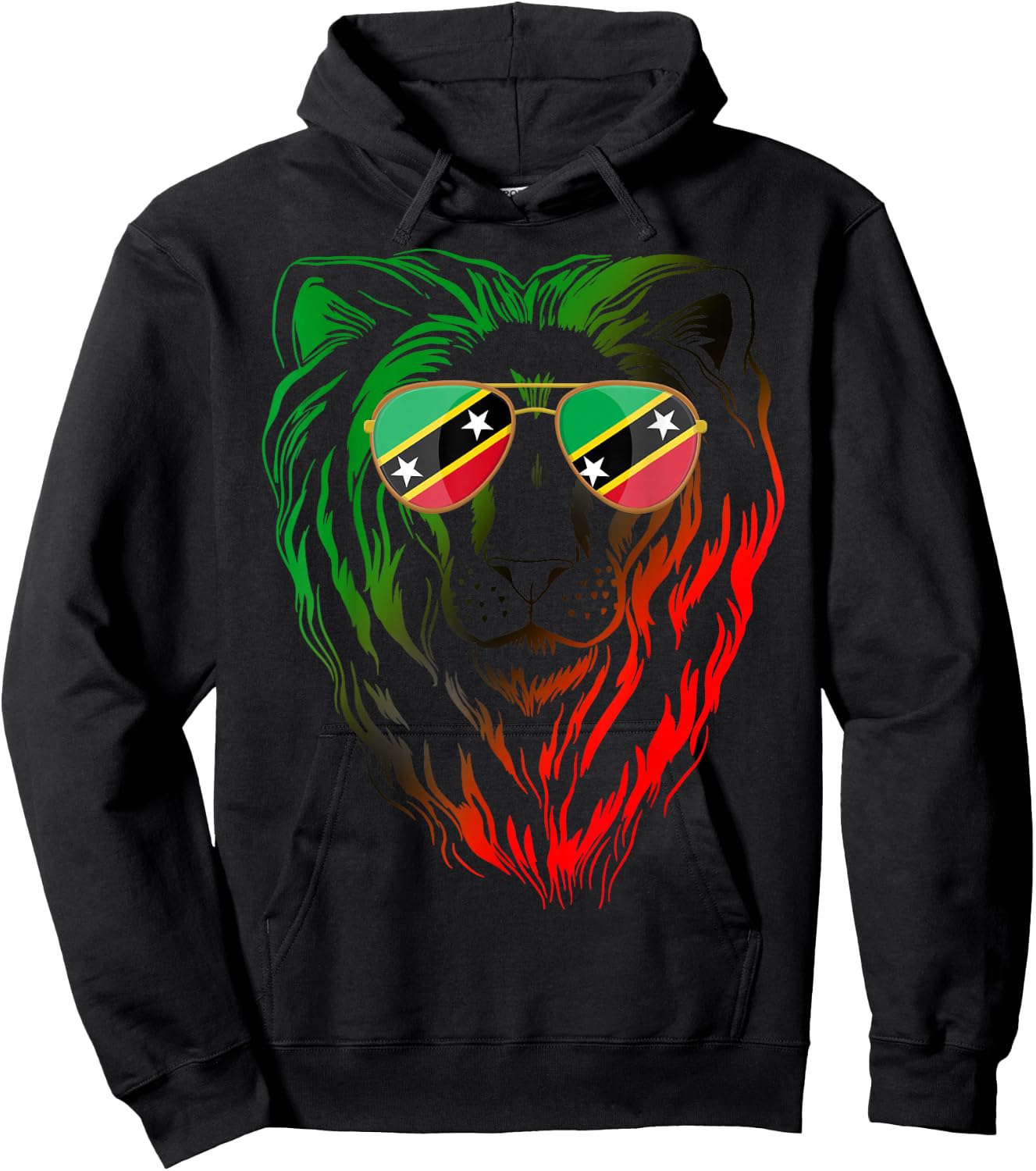 Saint Kitts and Nevis Hoodie - Hoodie | Black