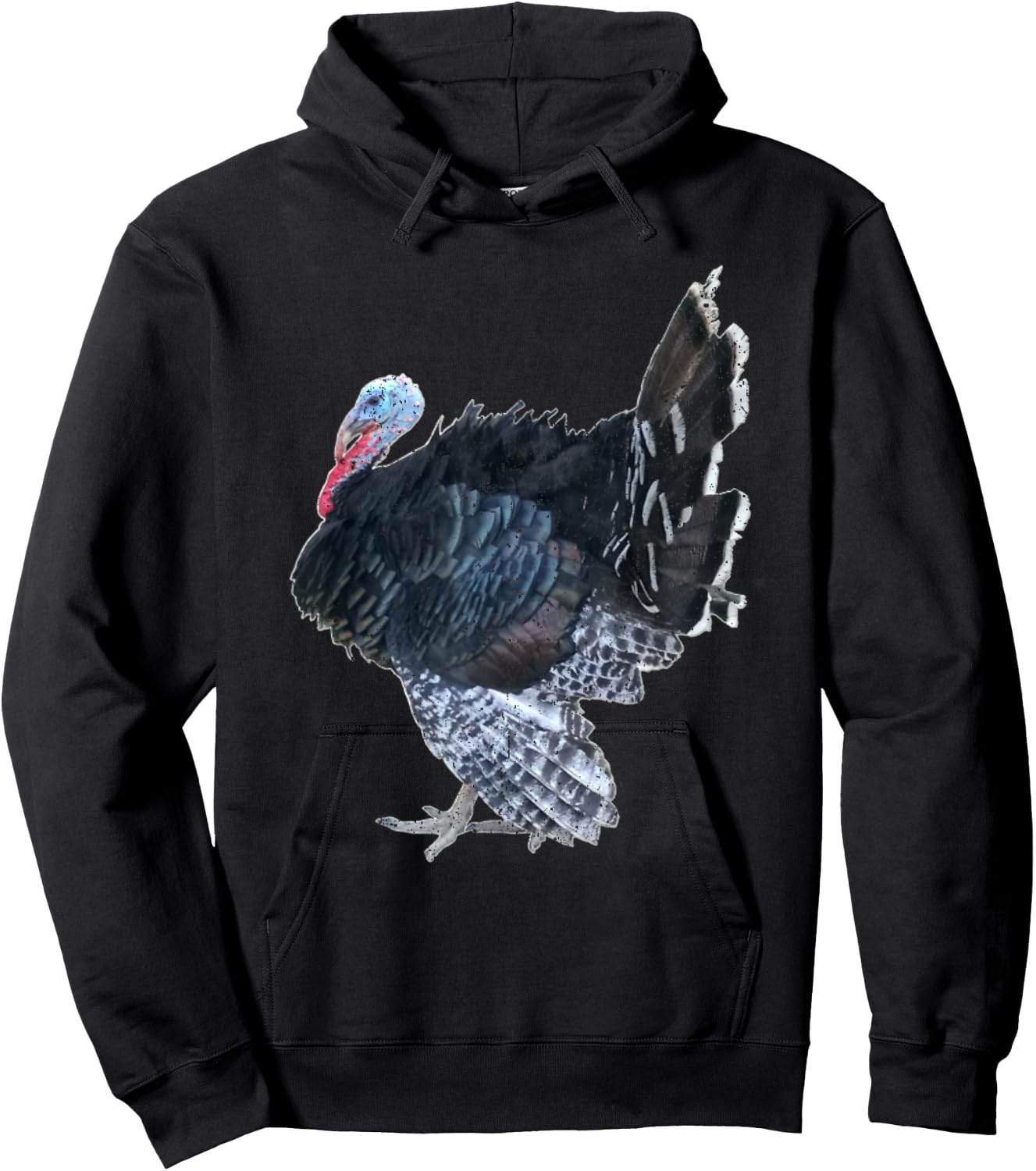 Vintage Retro Vintage Turkey Jive Thanksgiving Turkey Hoodie - Hoodie | Black