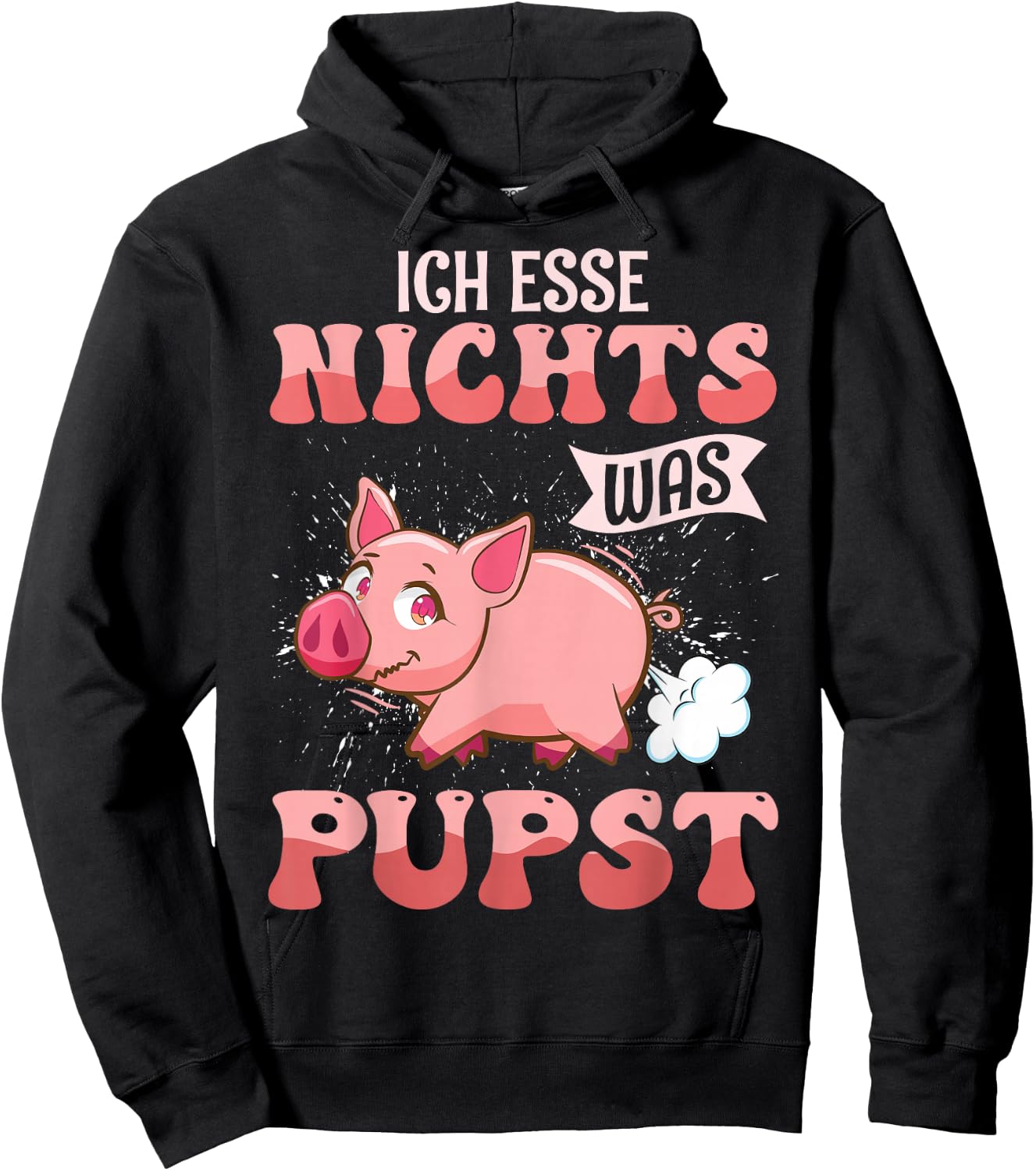 Animal Lovers Vegan Vegan , black, s Hoodie - Hoodie | Black