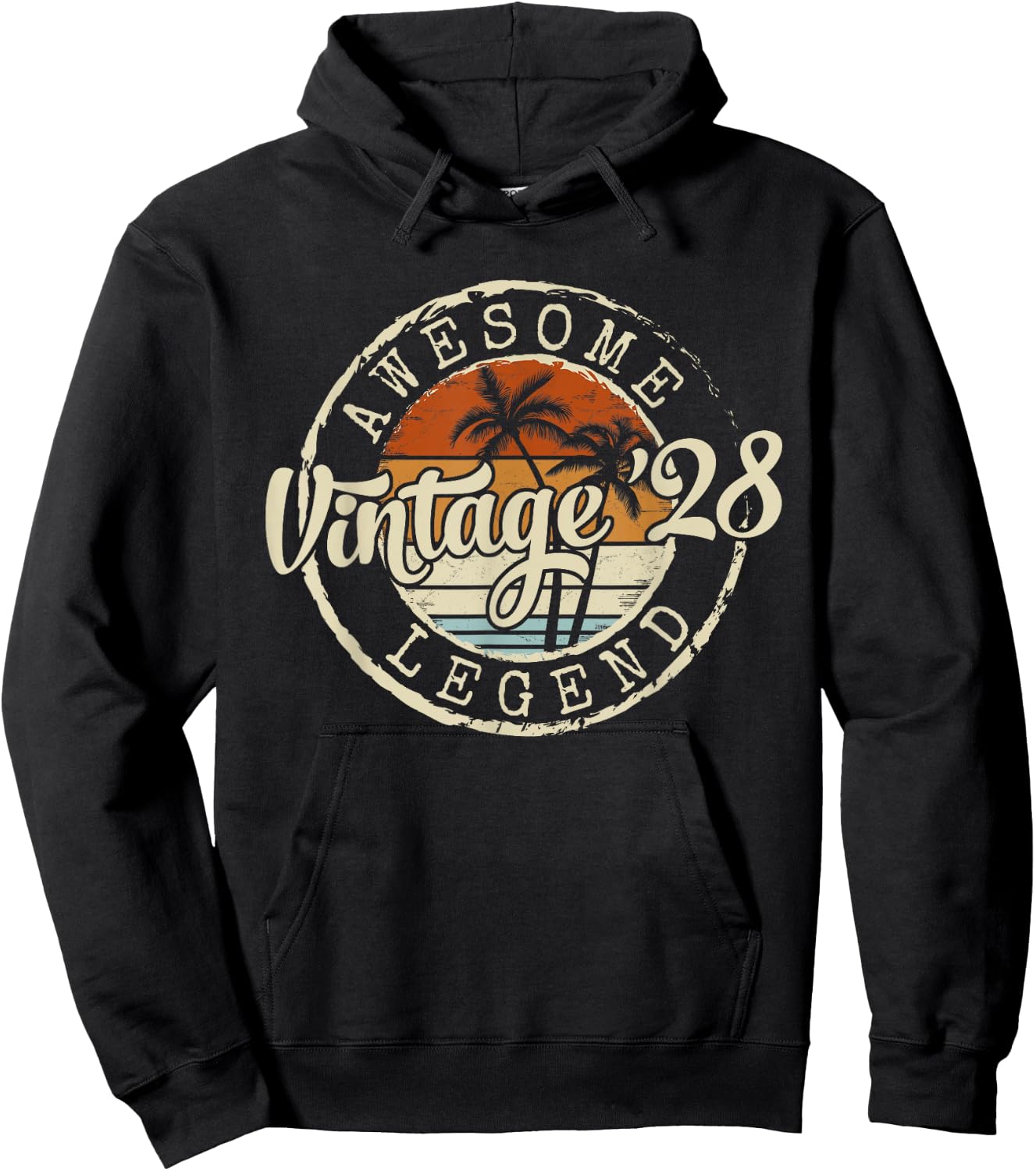 Vintage 1928 98yr 98th Birthday Gifts 98 Years Old Hoodie - Hoodie | Black