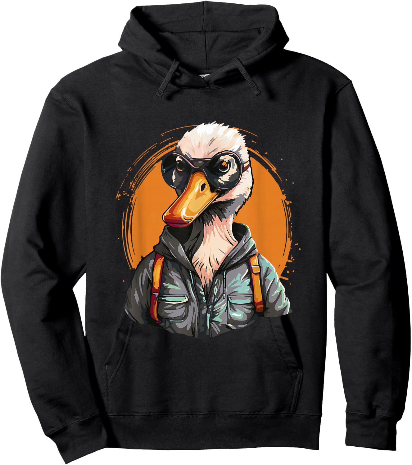 Aviator Goggles Duck Hoodie - Hoodie | Black